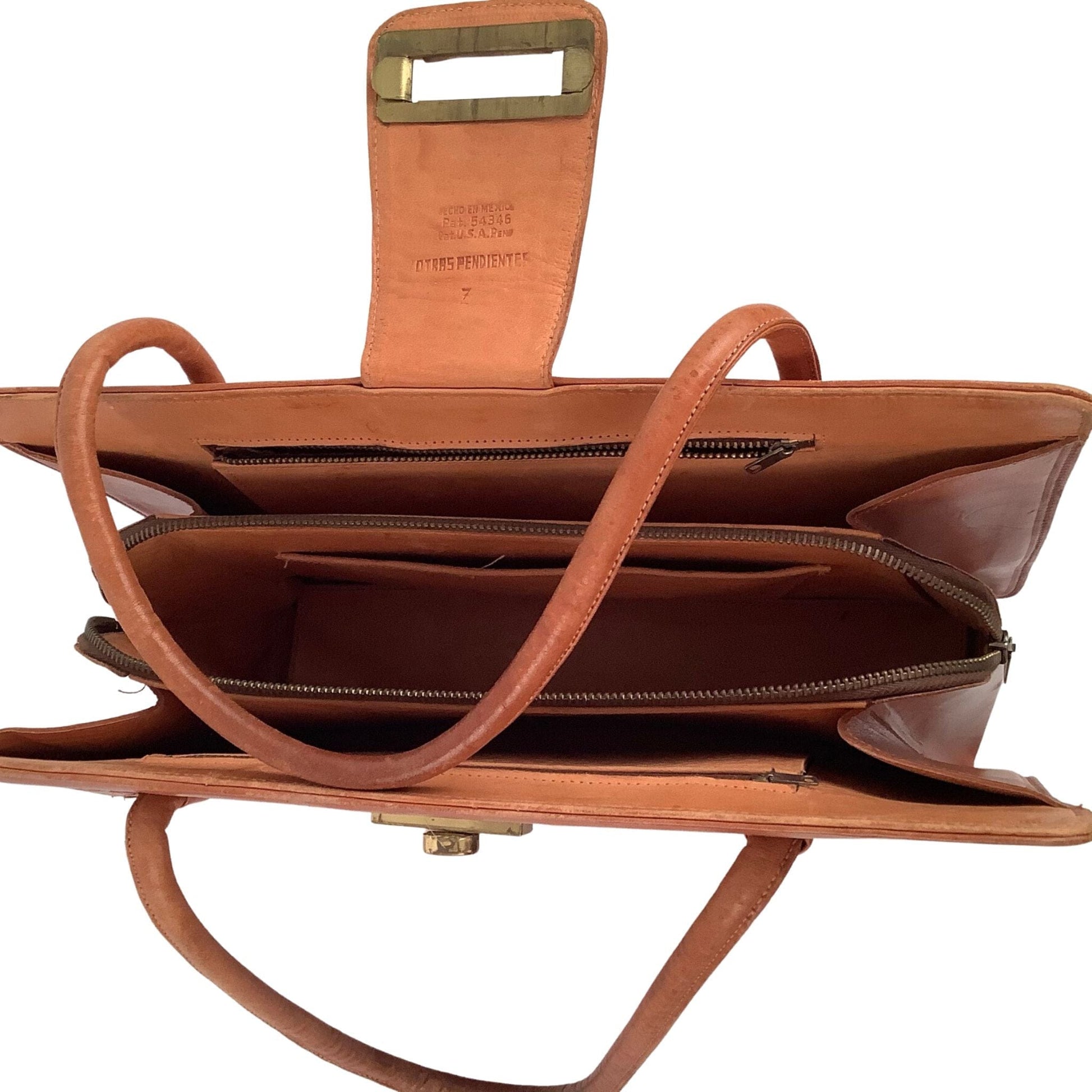 1930s Spanish Revival Handbag Tan / Leather / Vintage 1930s