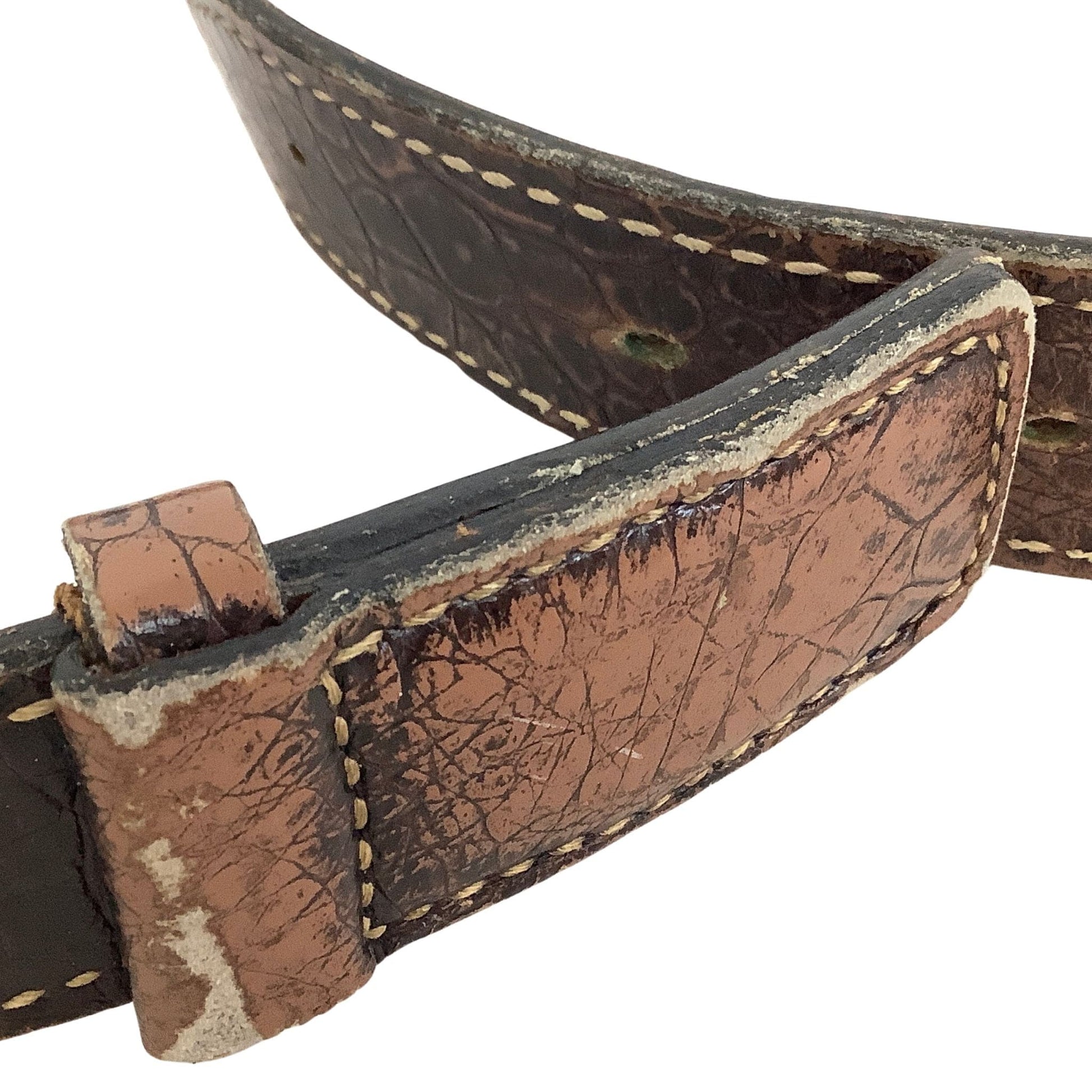 1940s Ranchwear Belt Medium / Brown / Vintage 1940s