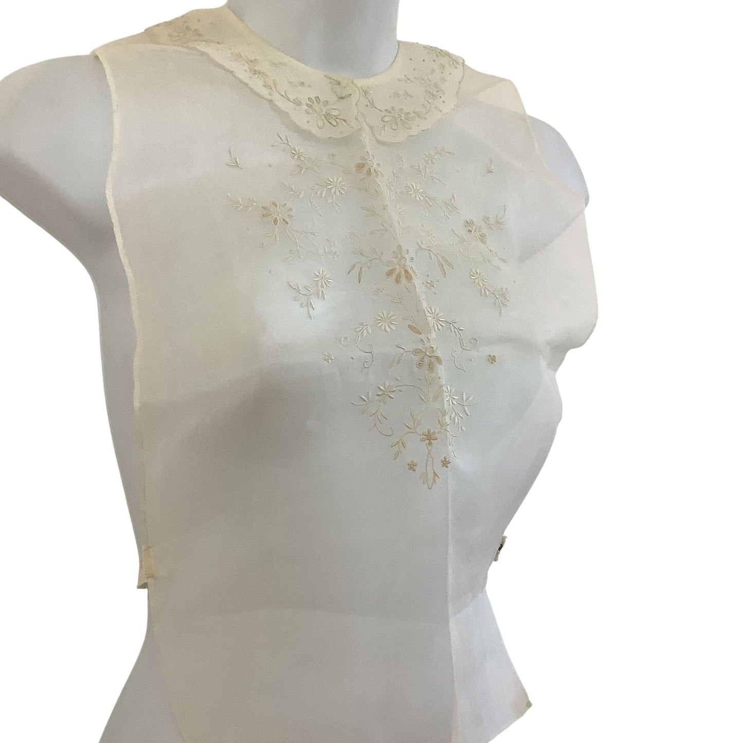 1940s Transparent Blouse