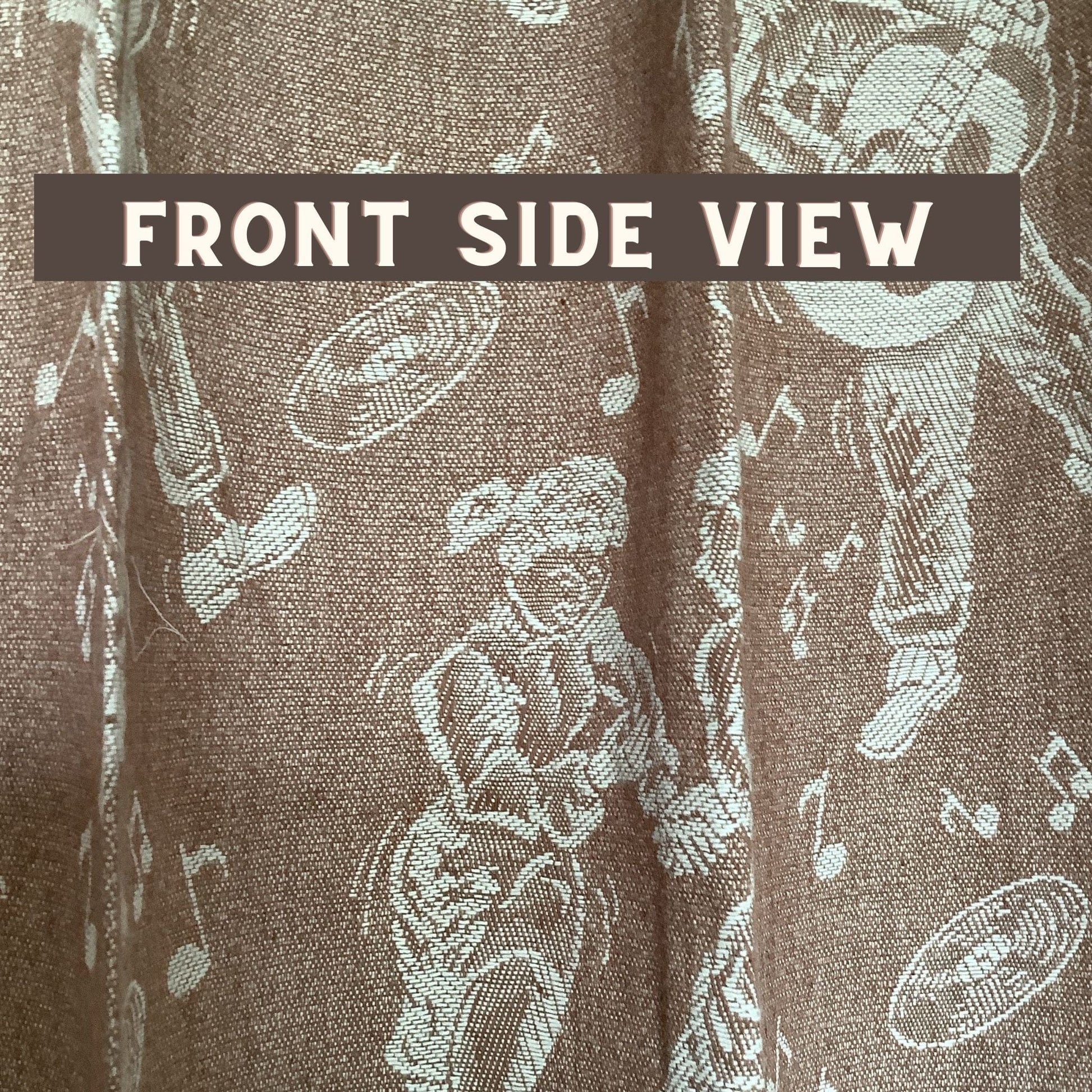 1950s Bates Western Curtains Multi / Cotton / Vintage 1950s