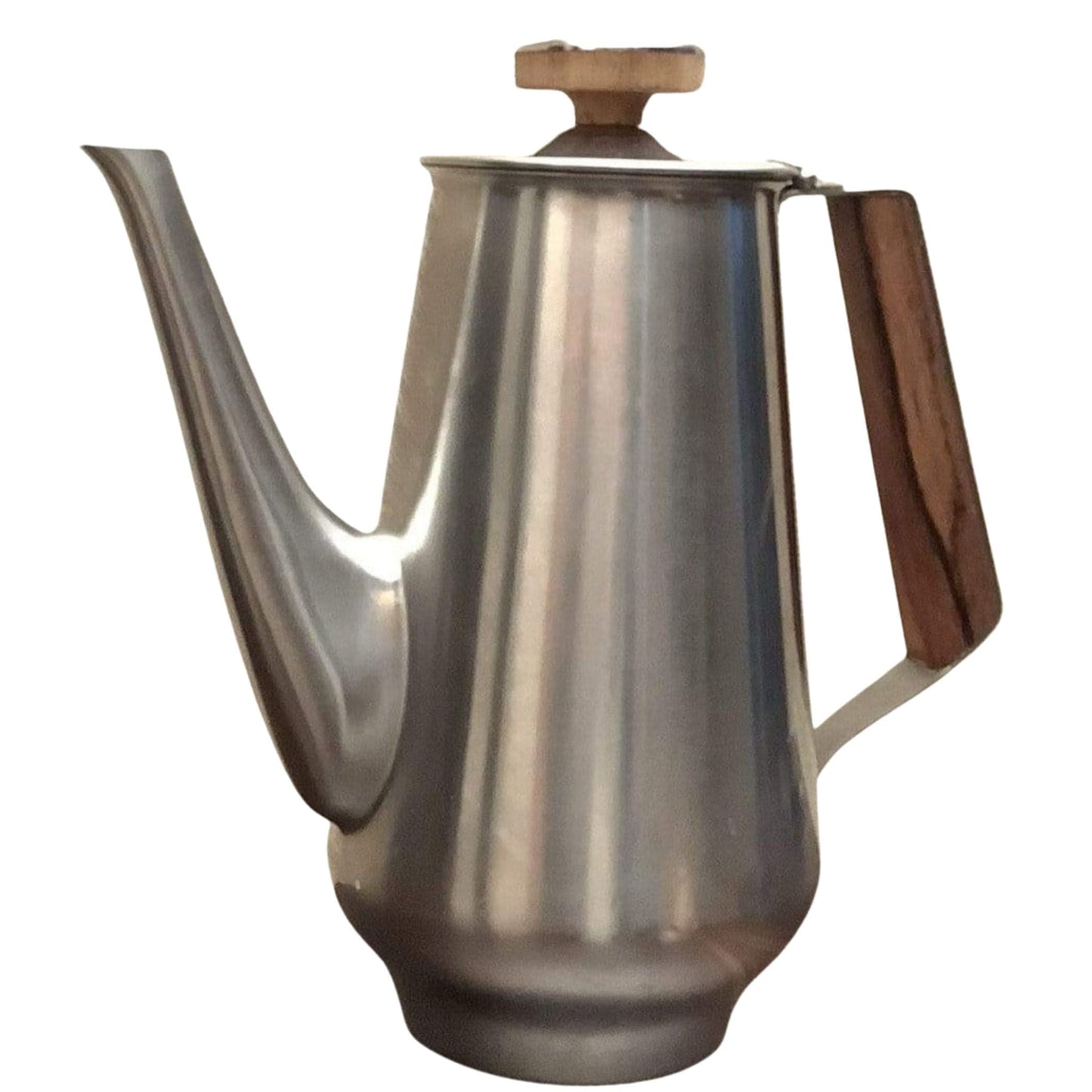 1950s Iconic Coffee Pot Stainless / Stainless / Mid Century Modern