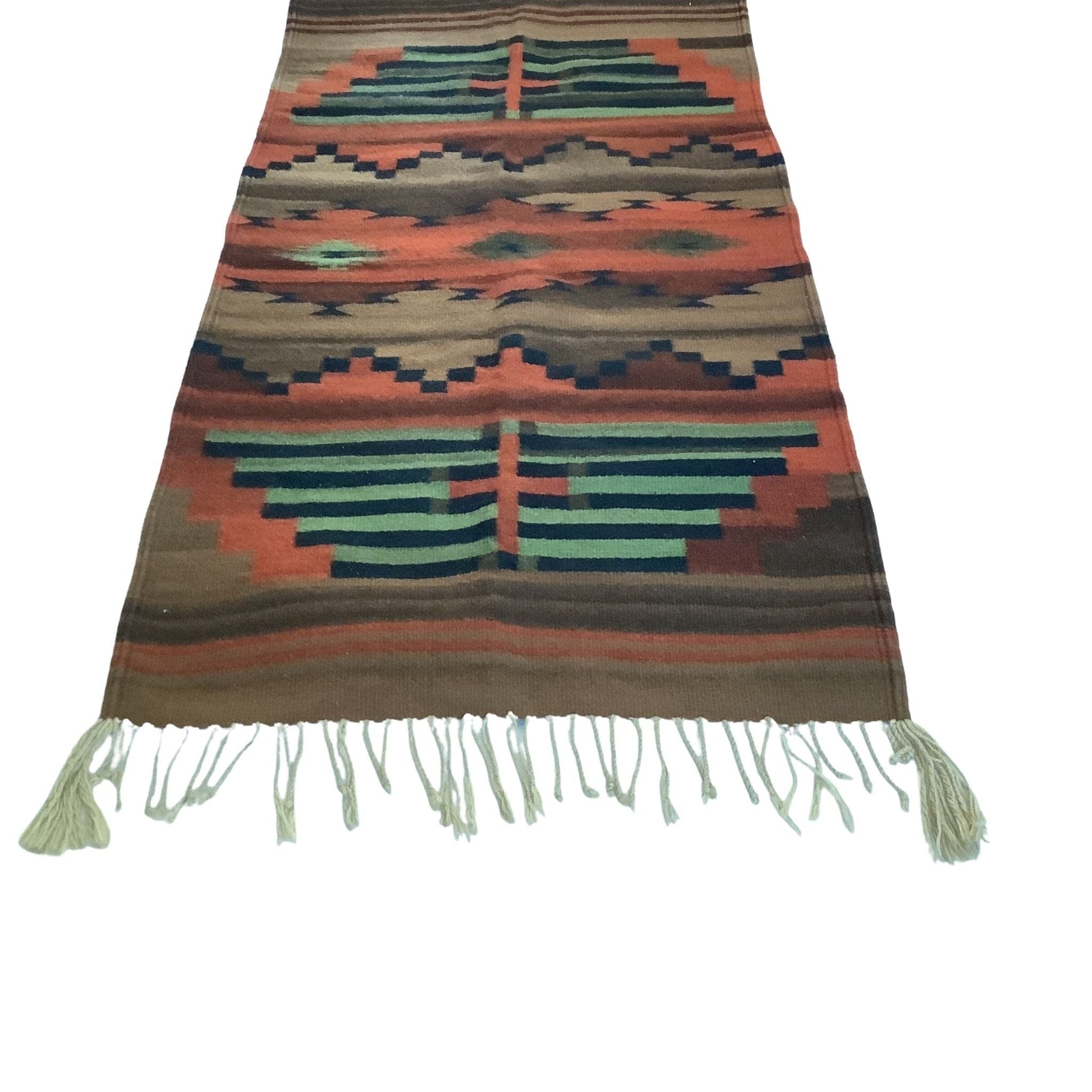 1950s Southwestern Rug Multi / Wool / Vintage 1950s