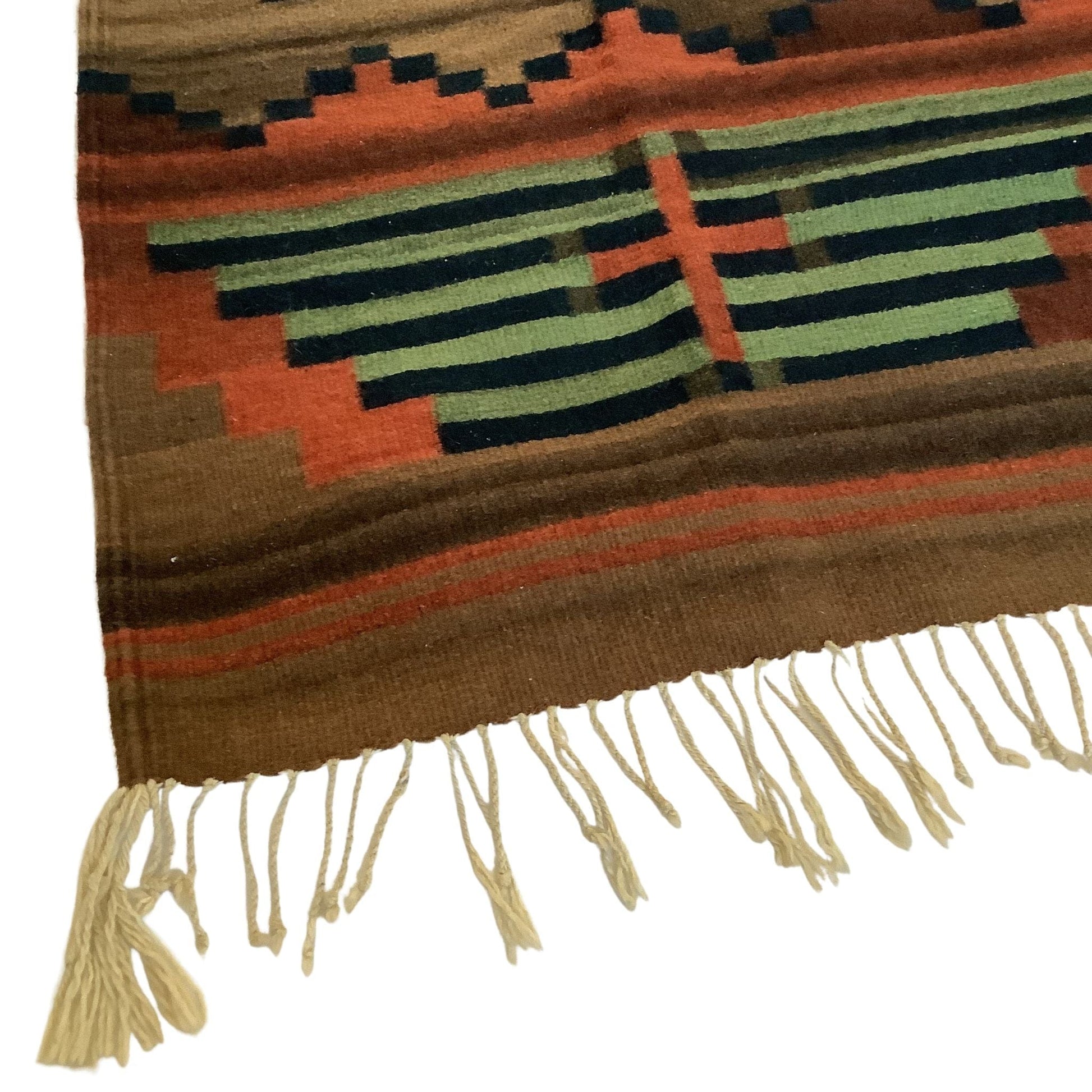 1950s Southwestern Rug Multi / Wool / Vintage 1950s