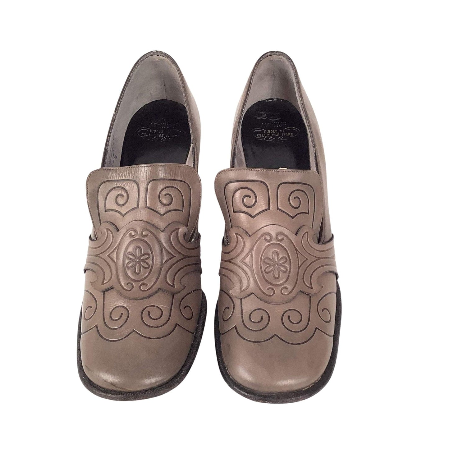 1960s Deliso Debs Loafers 7.5 / Taupe / Vintage 1960s