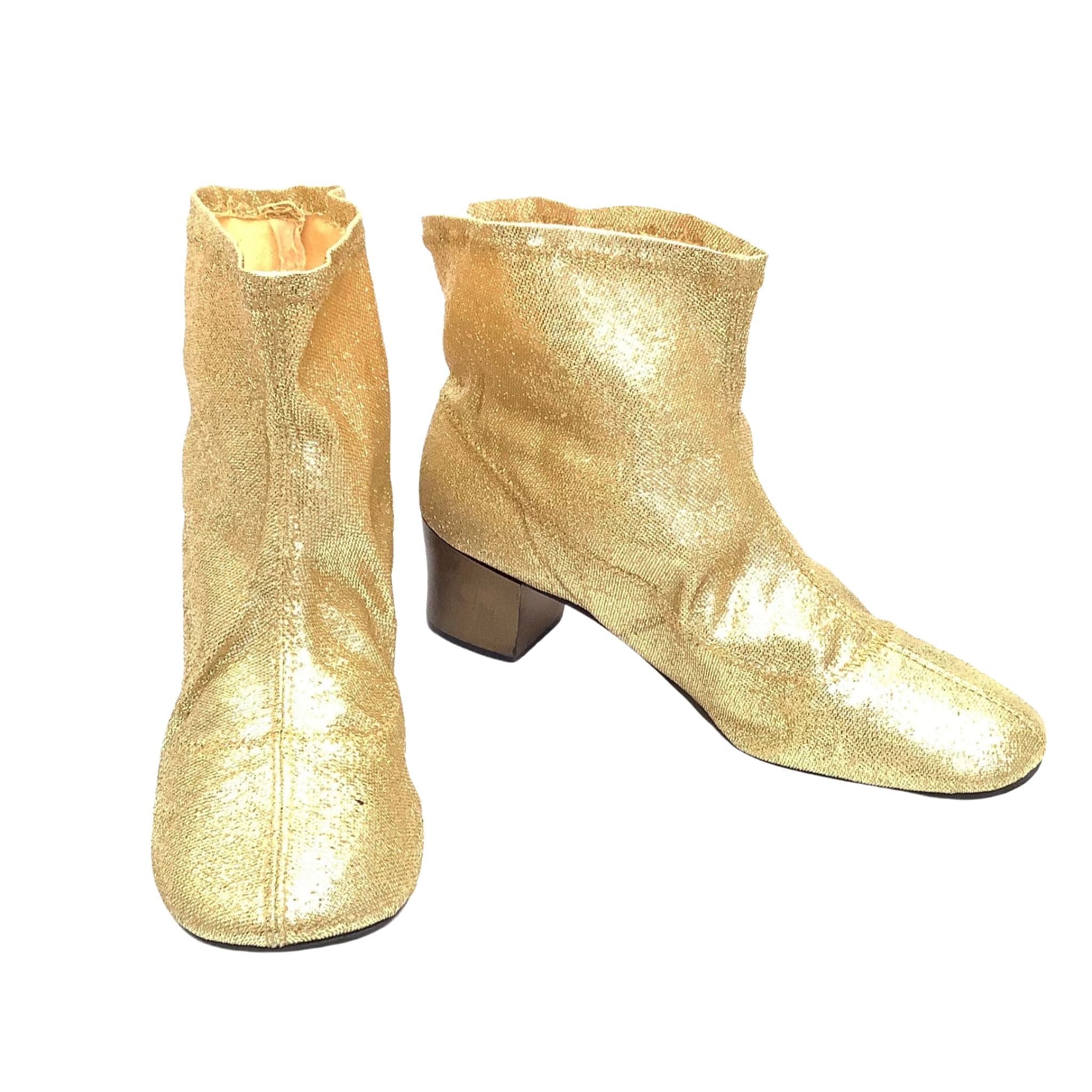 Metallic Gold GoGo Booties Classy Mod LLC