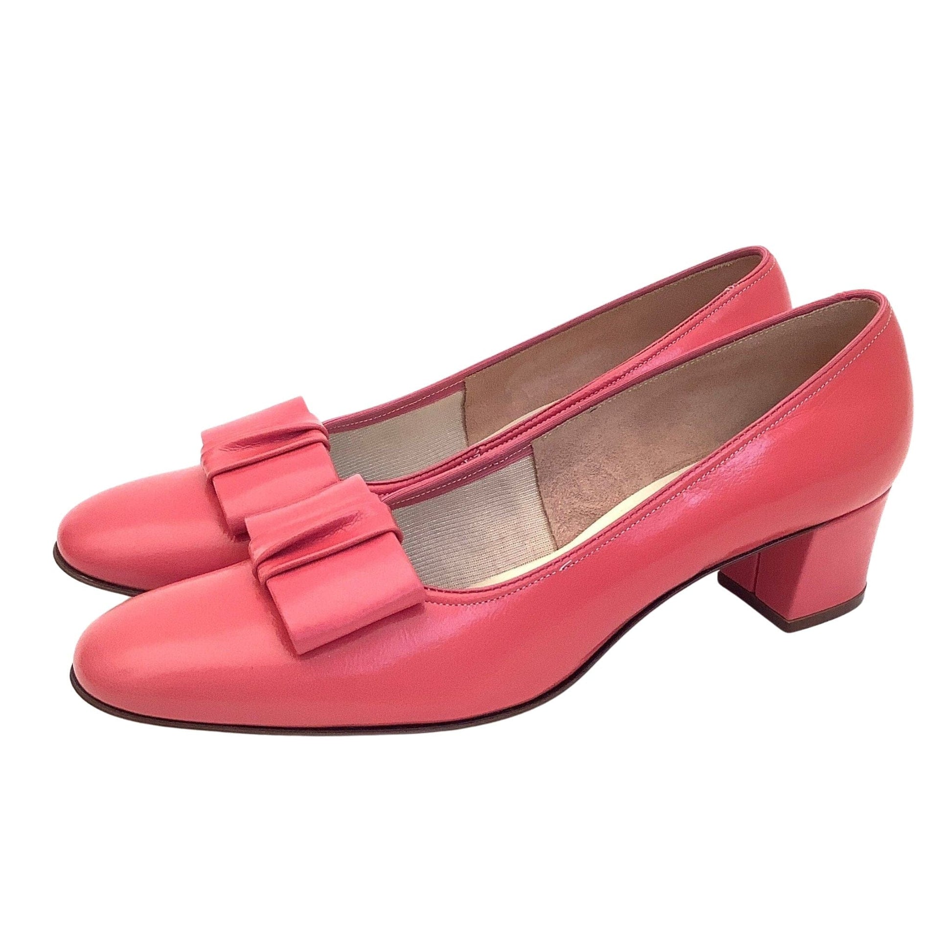 1960s Pink Pump Shoes 8 / Pink / Vintage 1960s