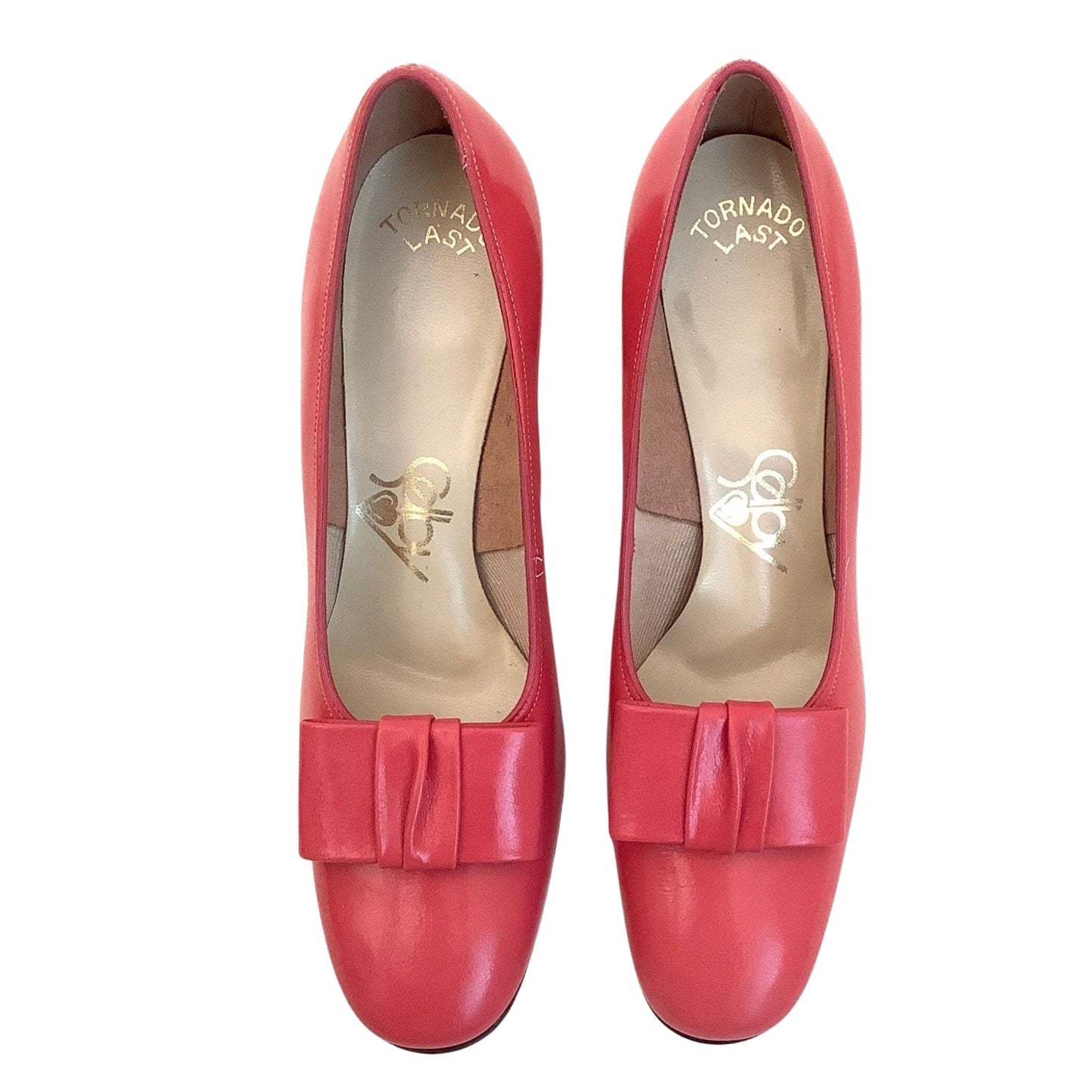 1960s Pink Pump Shoes 8 / Pink / Vintage 1960s