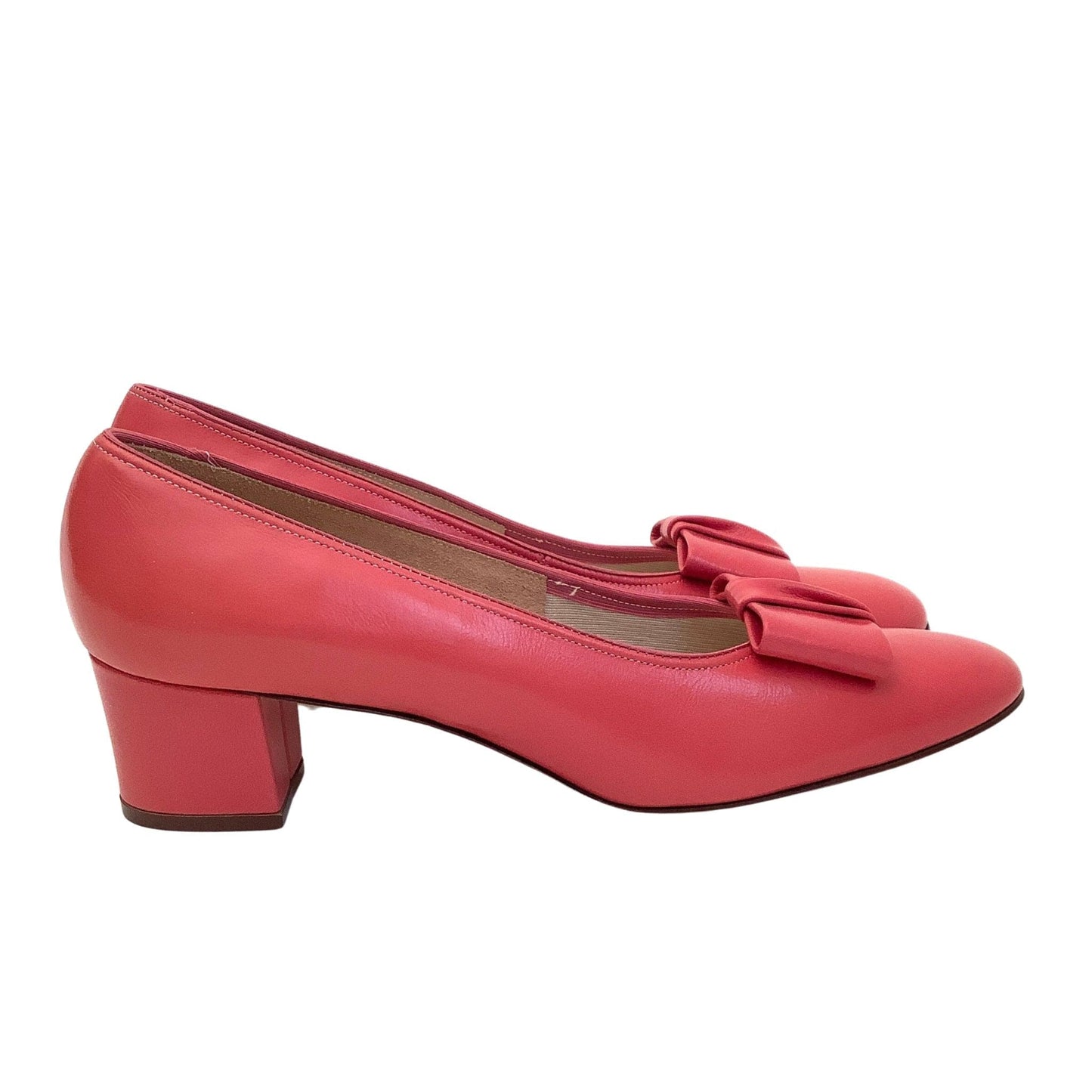 1960s Pink Pump Shoes 8 / Pink / Vintage 1960s