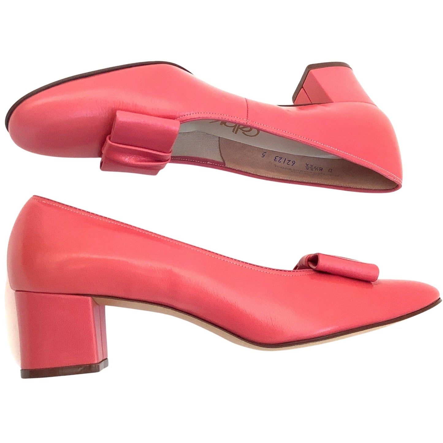 1960s Pink Pump Shoes 8 / Pink / Vintage 1960s