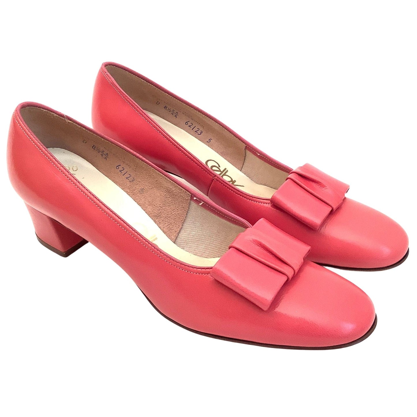 1960s Pink Pump Shoes 8 / Pink / Vintage 1960s