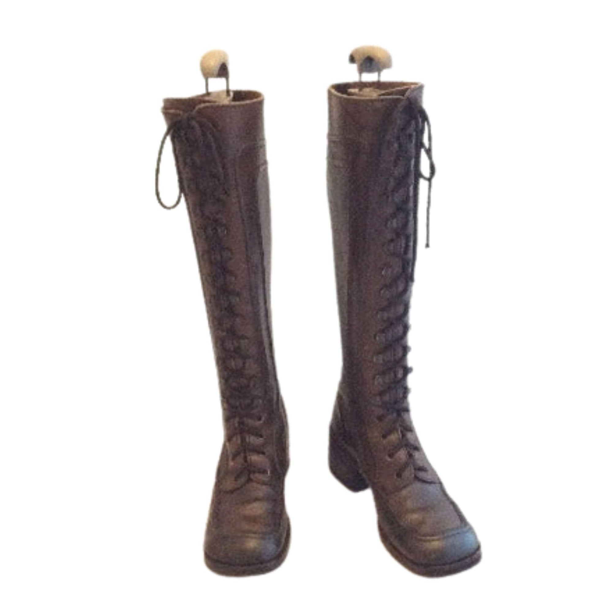 1970s Fashion Boots 6.5 / Brown / Boho