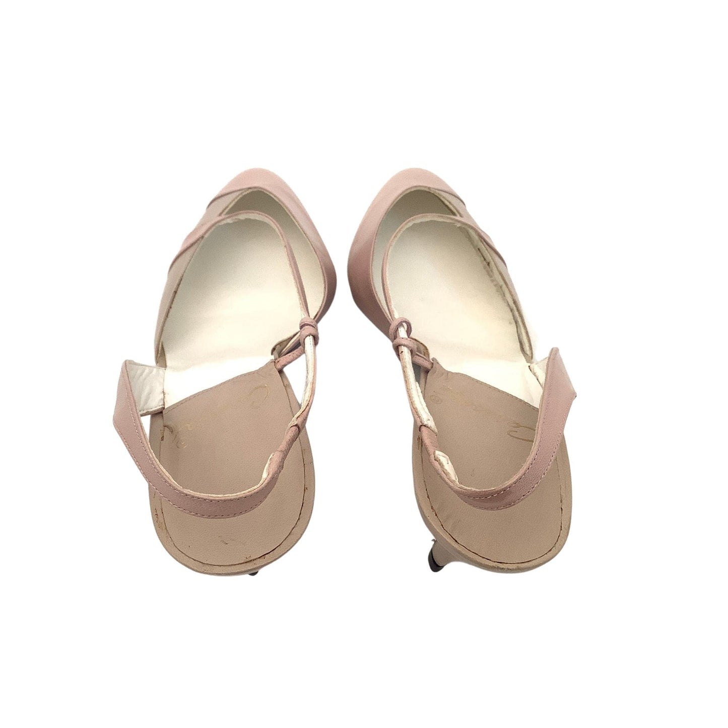 1970s Slingback Heels 7.5 / Pink / Vintage 1970s