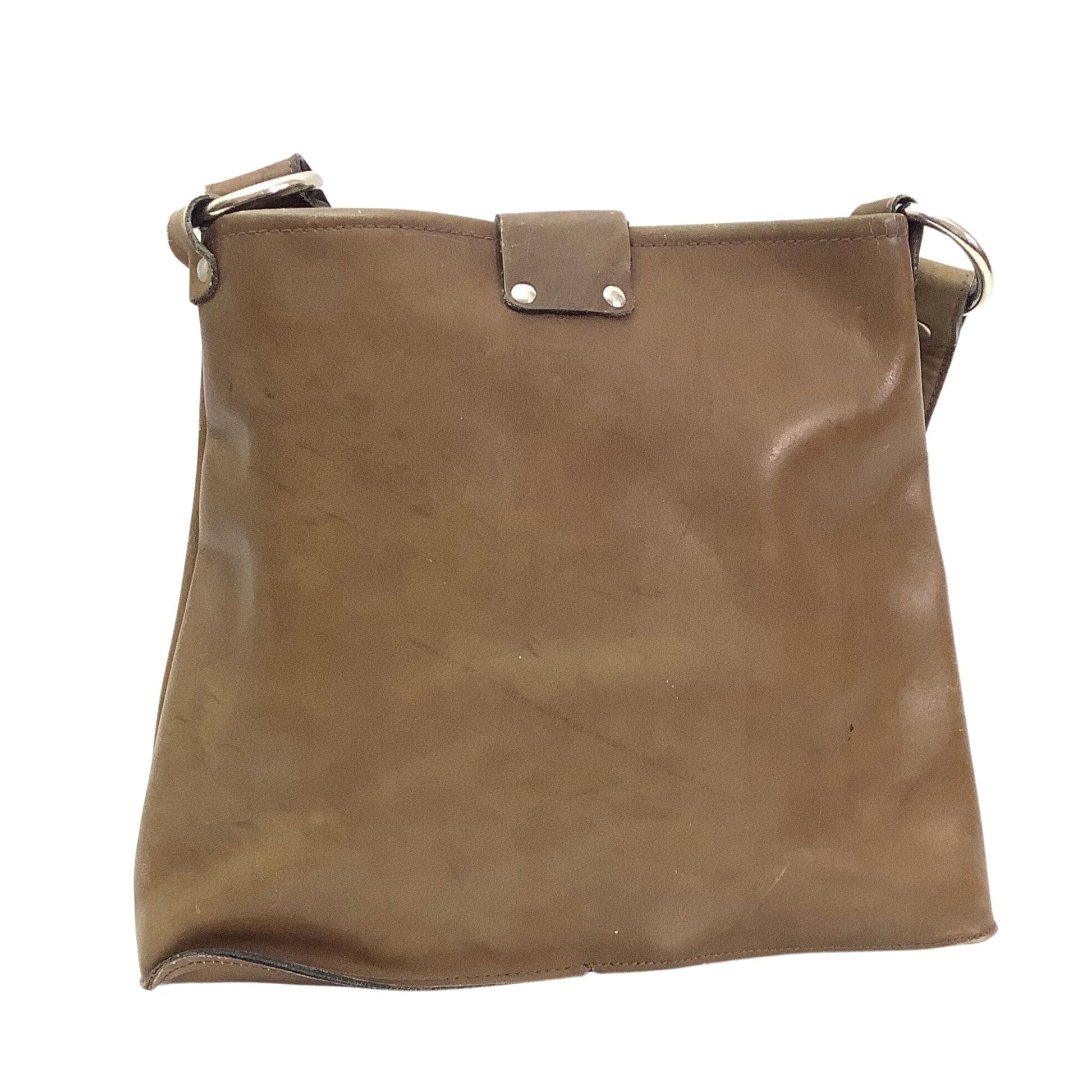 1970s Western Studded Bag Tan / Leather / Vintage 1970s