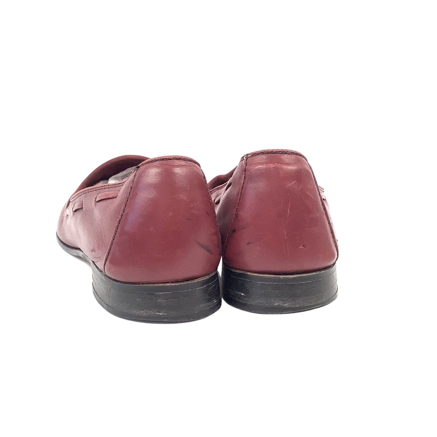 1980s Aigner Loafers 7 / Burgundy / Vintage 1980s