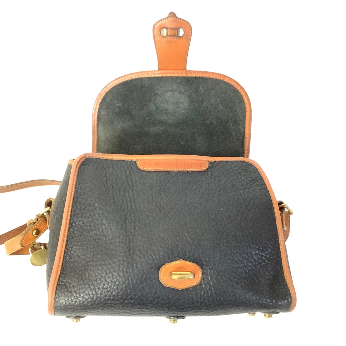1980s Dooney Bourke Bag Black / Leather / Vintage 1980s