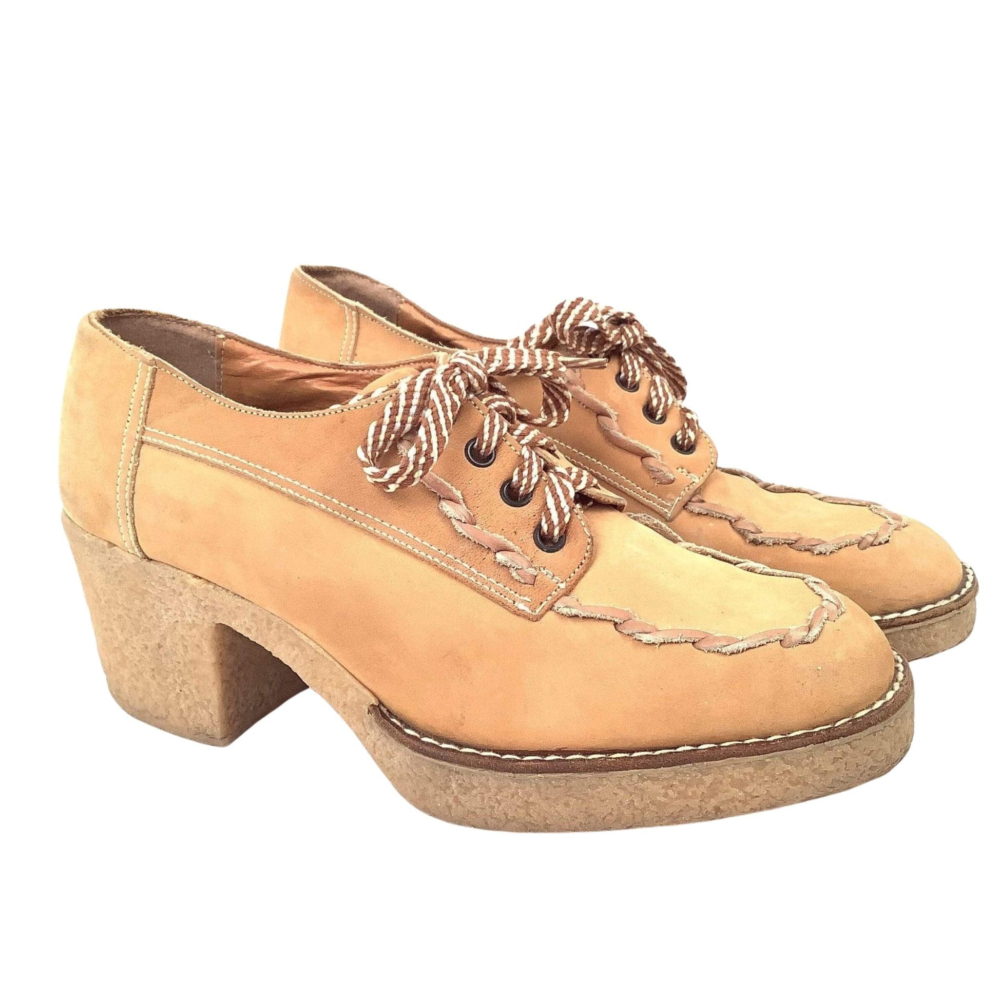 1980s Funky Creepers 8.5 / Tan / Vintage 1980s