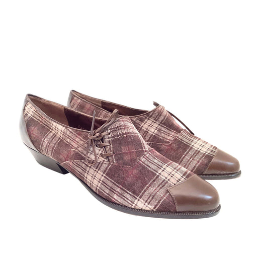 1980s Guarro Plaid Shoes