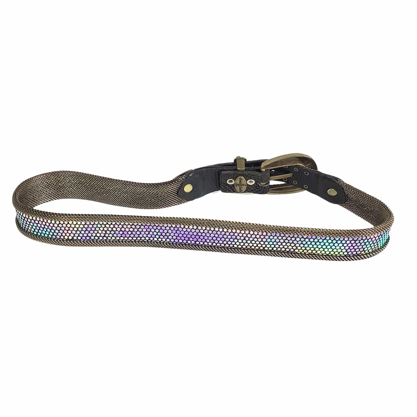 1980s Holographic Belt Extra Small / Multi / Vintage 1980s