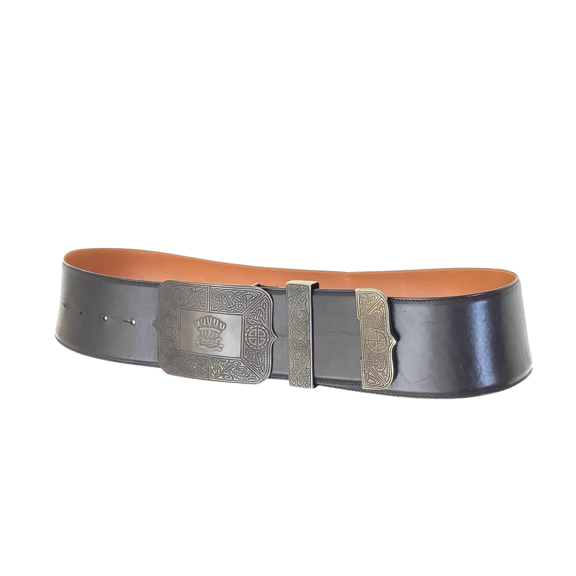 1990s Ralph Lauren Belt Medium / Brown / Vintage 1990s