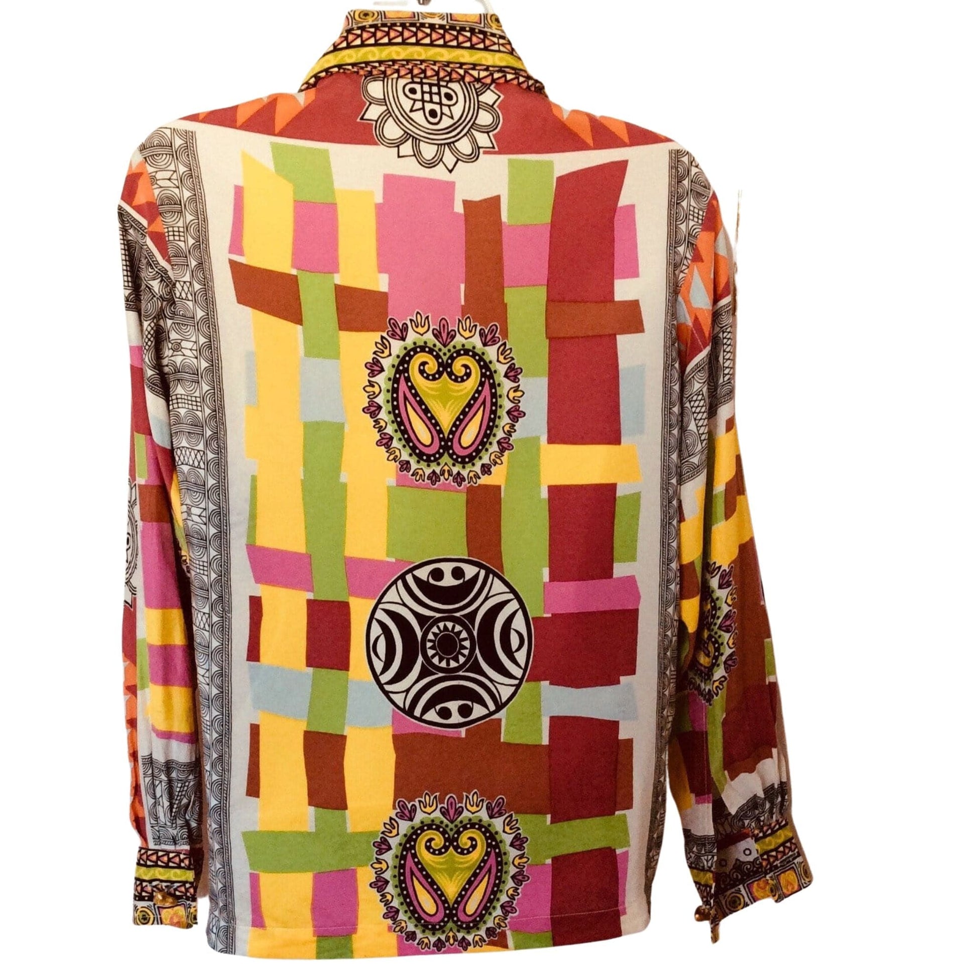 1990s Todd Oldham Blouse Small / Multi / Vintage 1990s