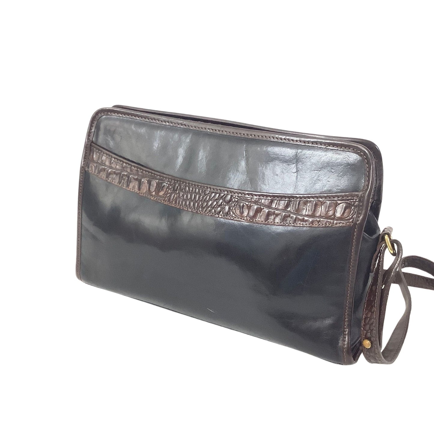 1990s Vintage Brahmin Bag Multi / Leather / Vintage 1990s