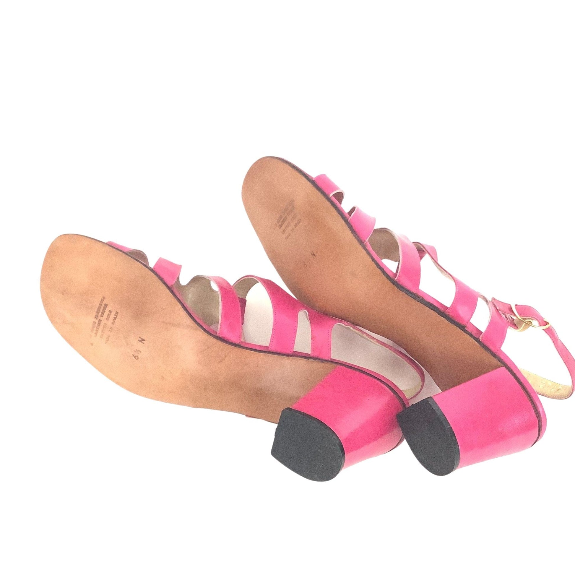 1990s Vintage Pink Sandals 6.5 / Pink / Vintage 1990s