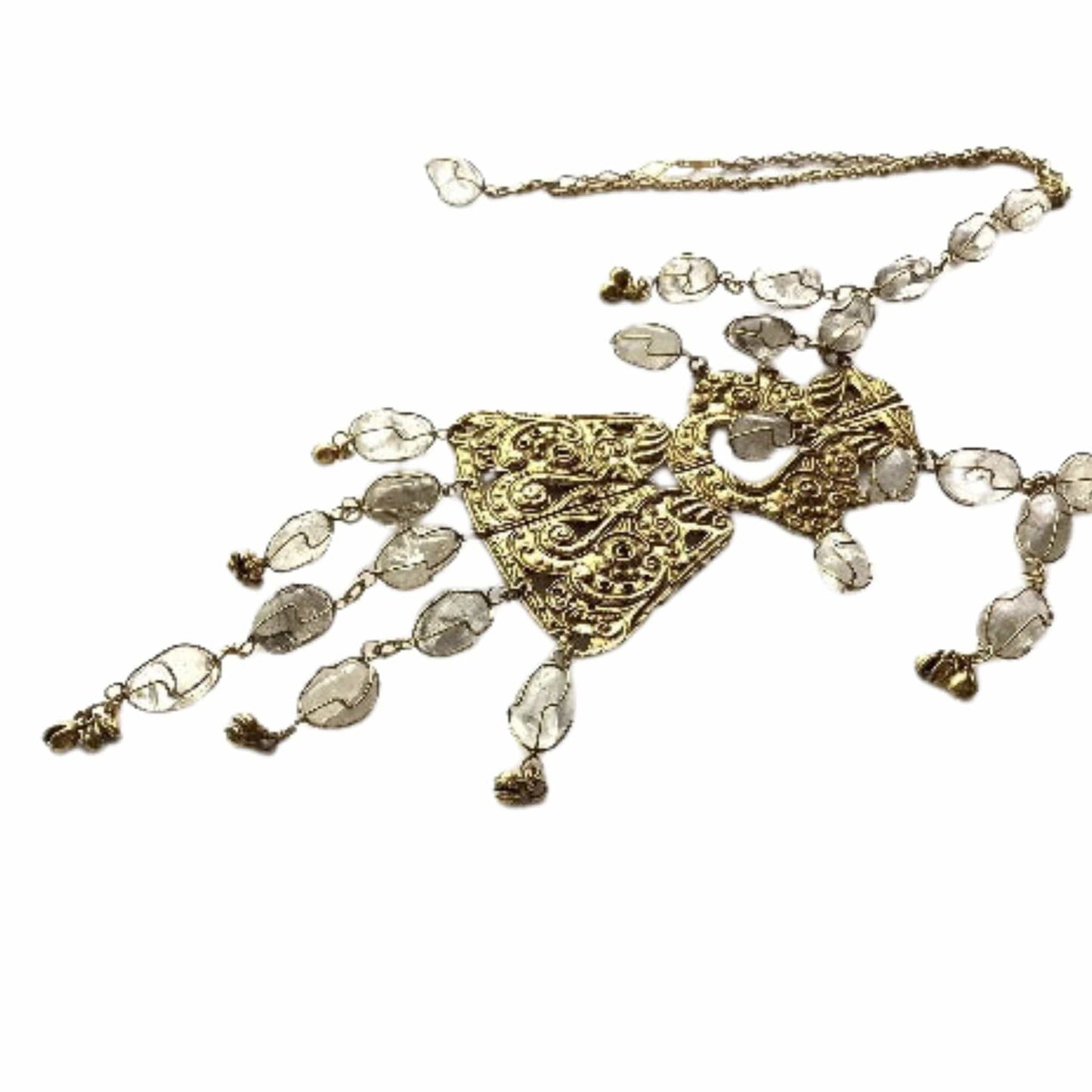 Accessocraft Necklace Gold / Metal / Vintage 1980s