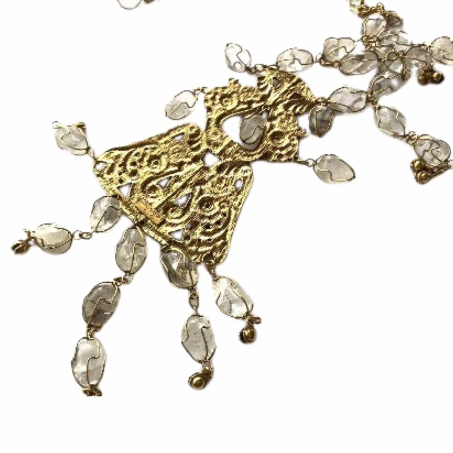 Accessocraft Necklace Gold / Metal / Vintage 1980s