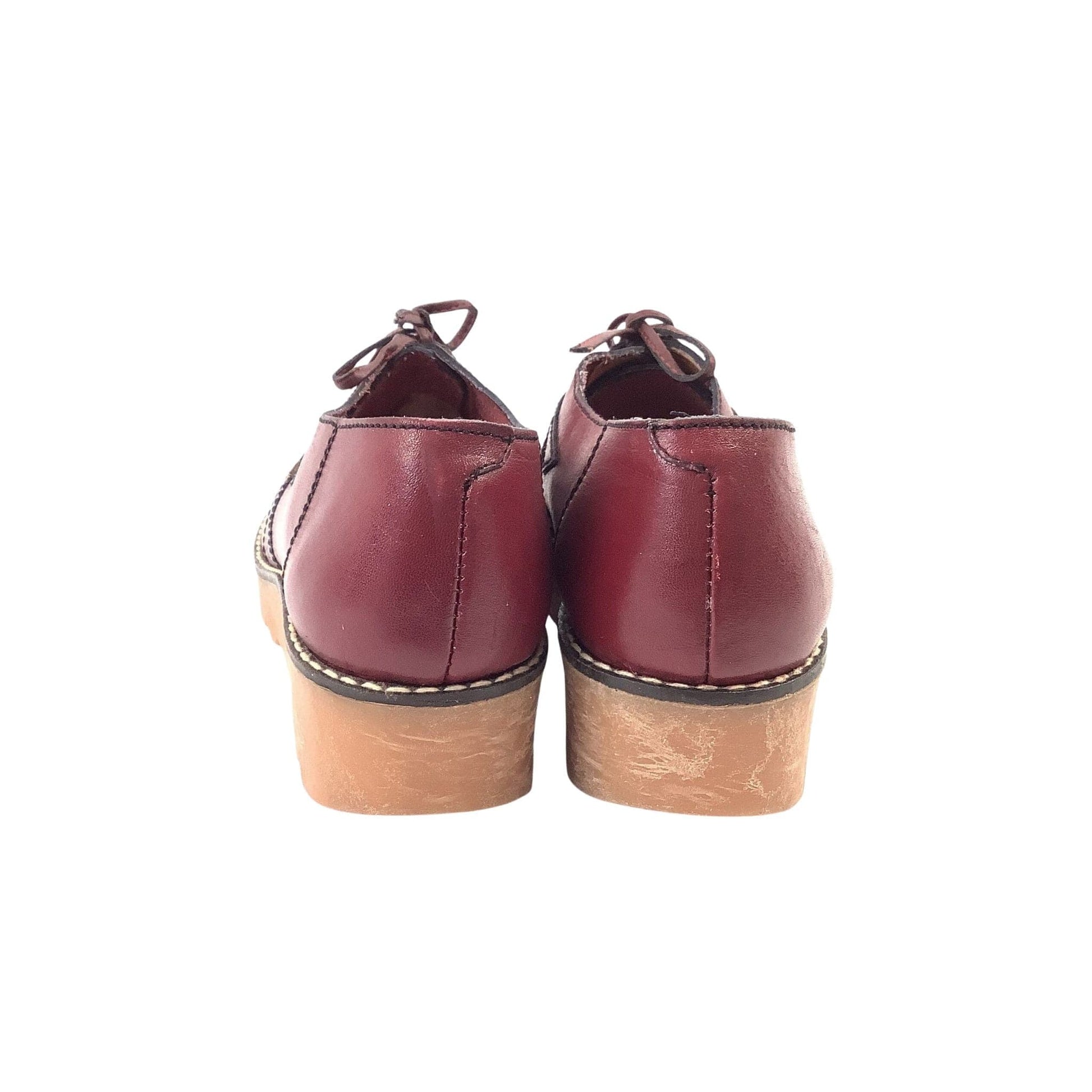 Aigner Bowling Style Shoes 9 / Burgundy / Vintage 1970s