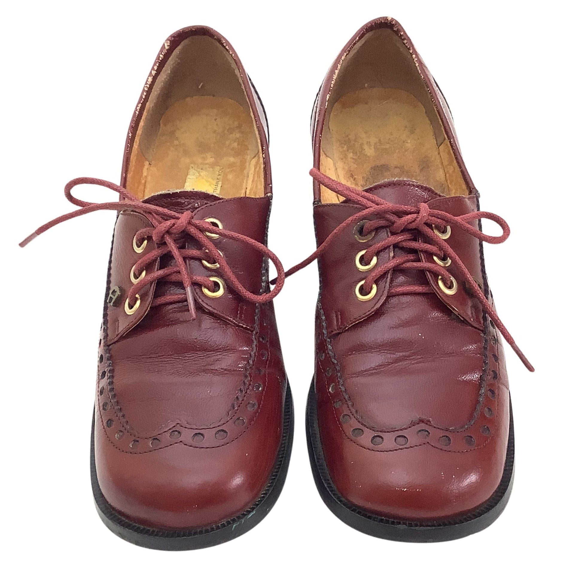 Aigner Lace up Brogues 8 / Oxblood / Mod