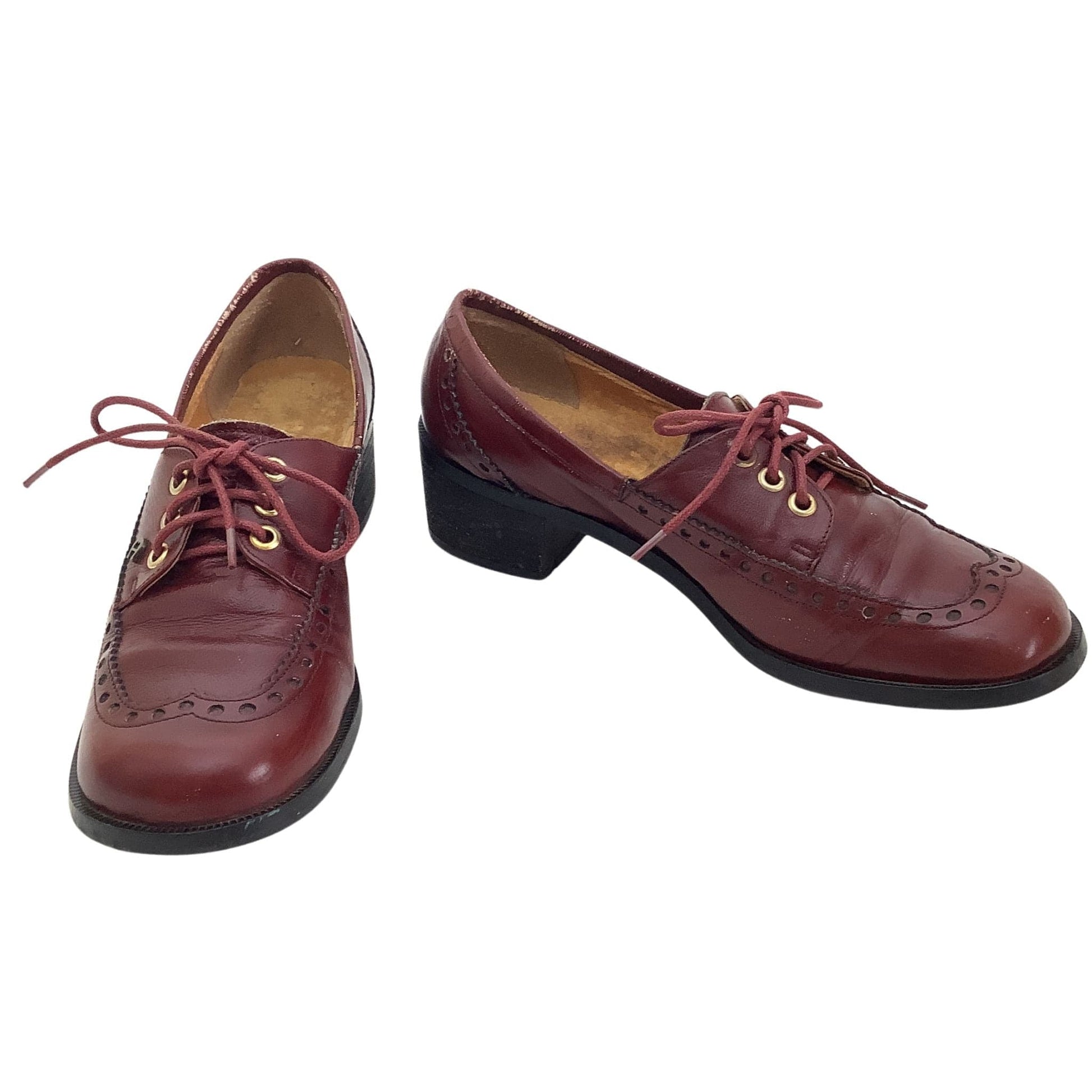 Aigner Lace up Brogues 8 / Oxblood / Mod