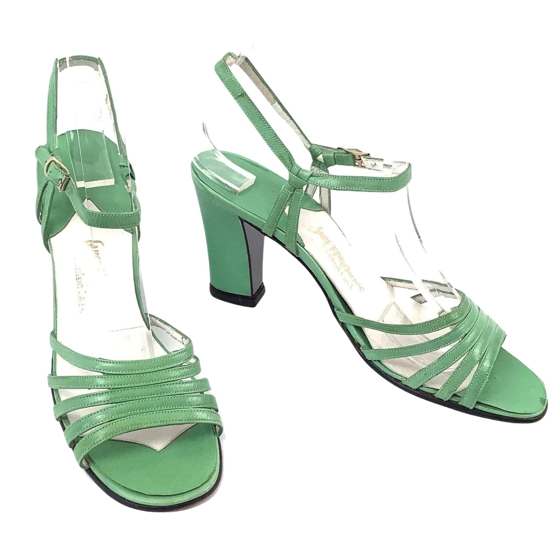 Green vintage clearance heels