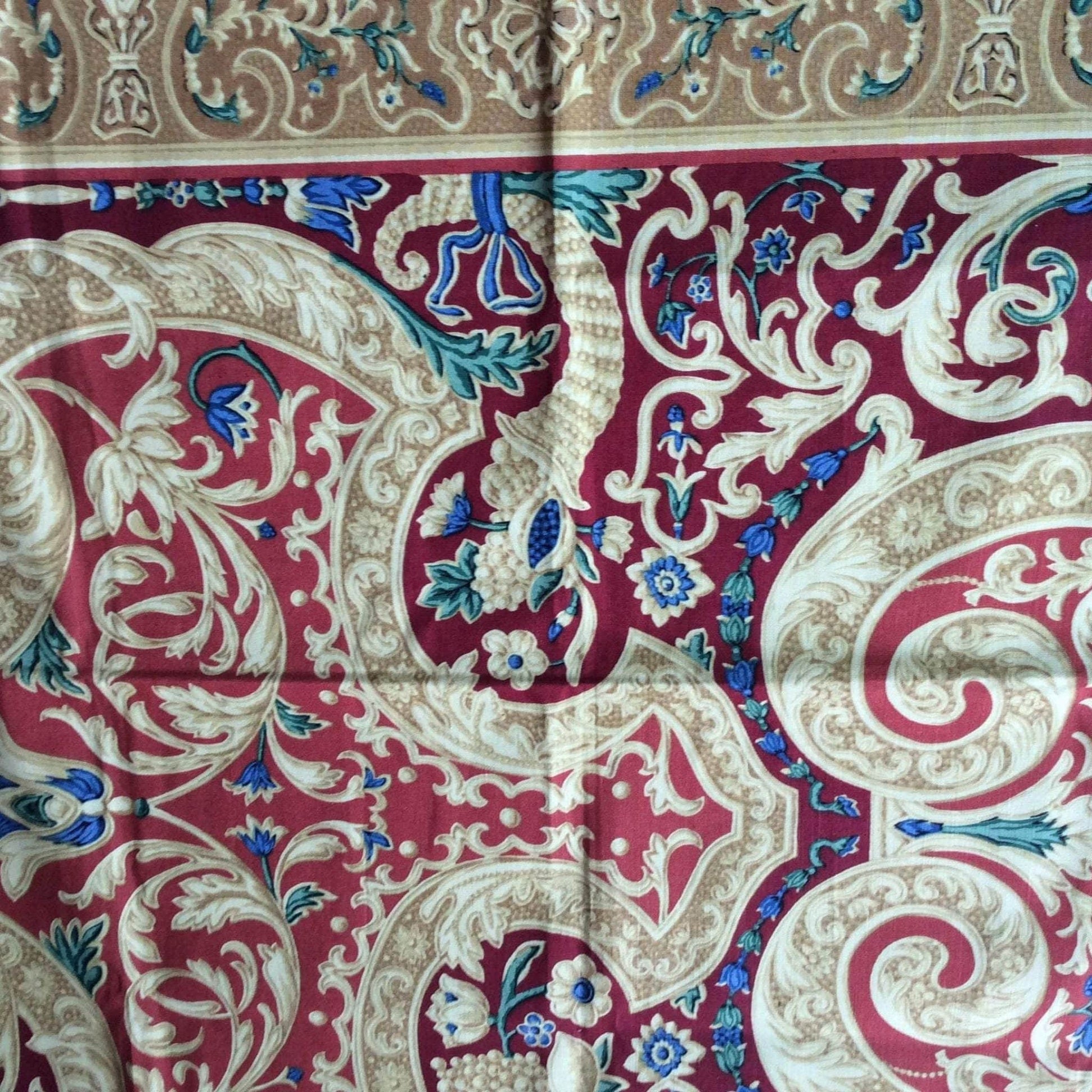Aristoloche Fabric Sample Multi / Cotton / Vintage 1980s