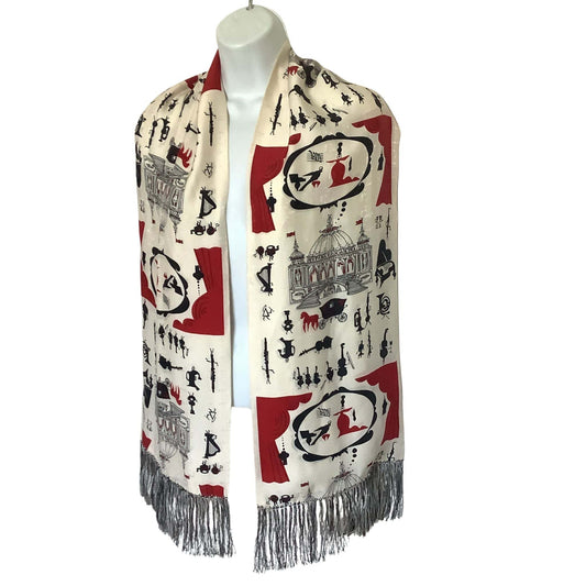 Art Deco Opera Scarf