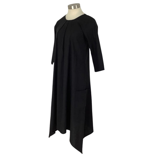 Asymmetrical Black Dress Small / Black / Y2K - Now