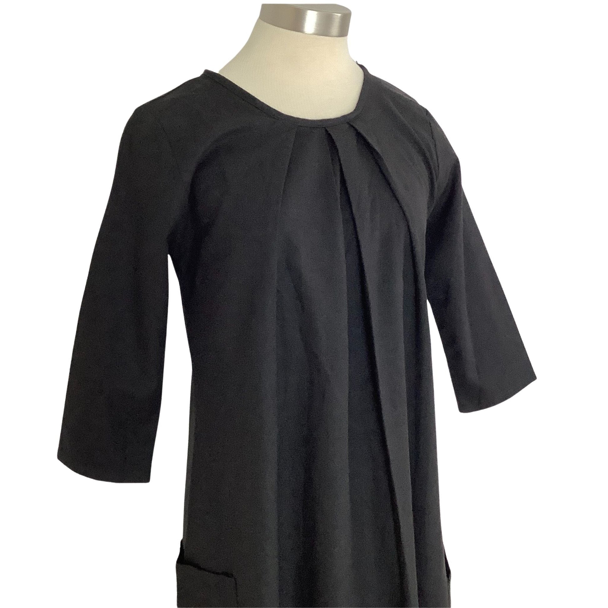 Asymmetrical Black Dress Small / Black / Y2K - Now