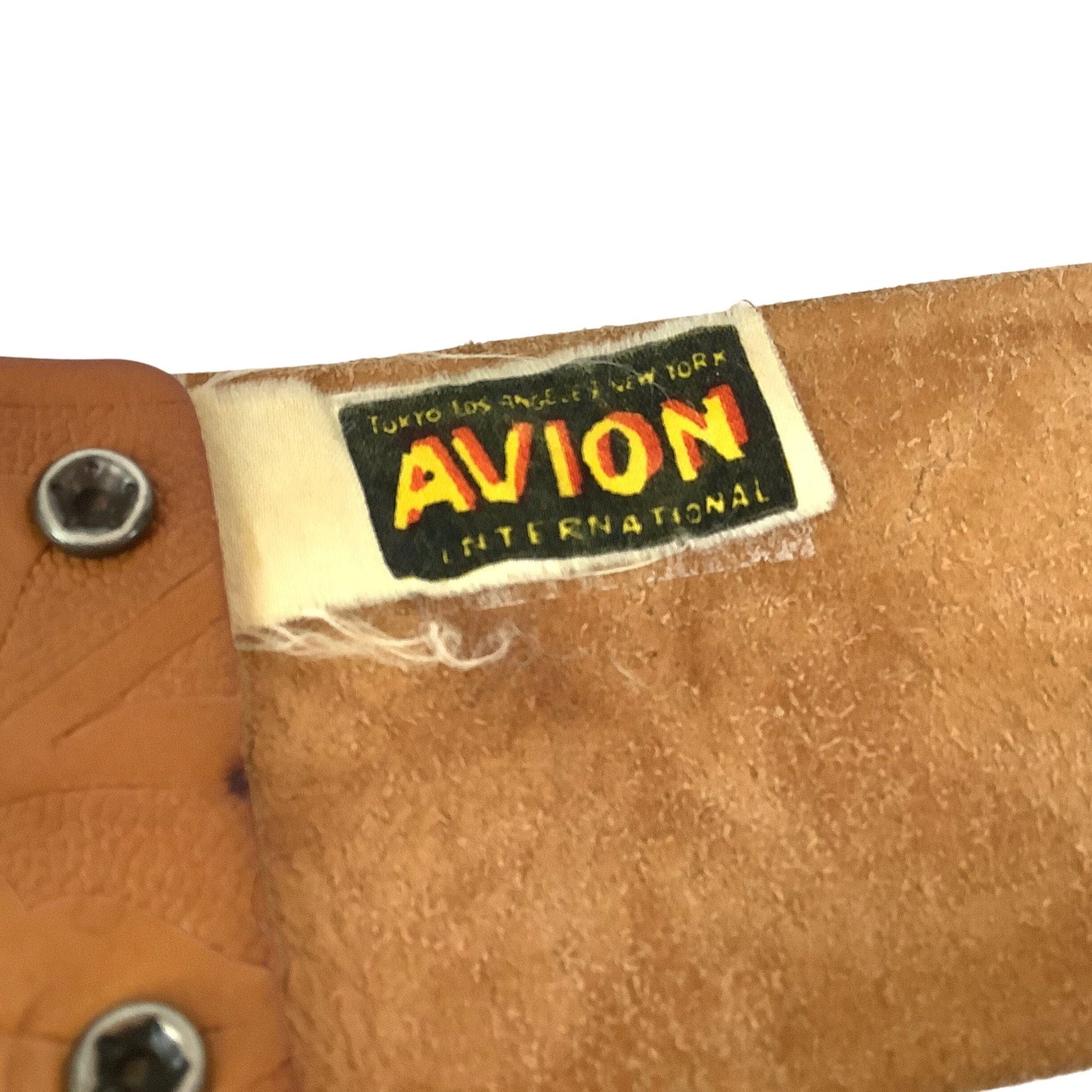 Avion International Belt Medium / Tan / Vintage 1970s