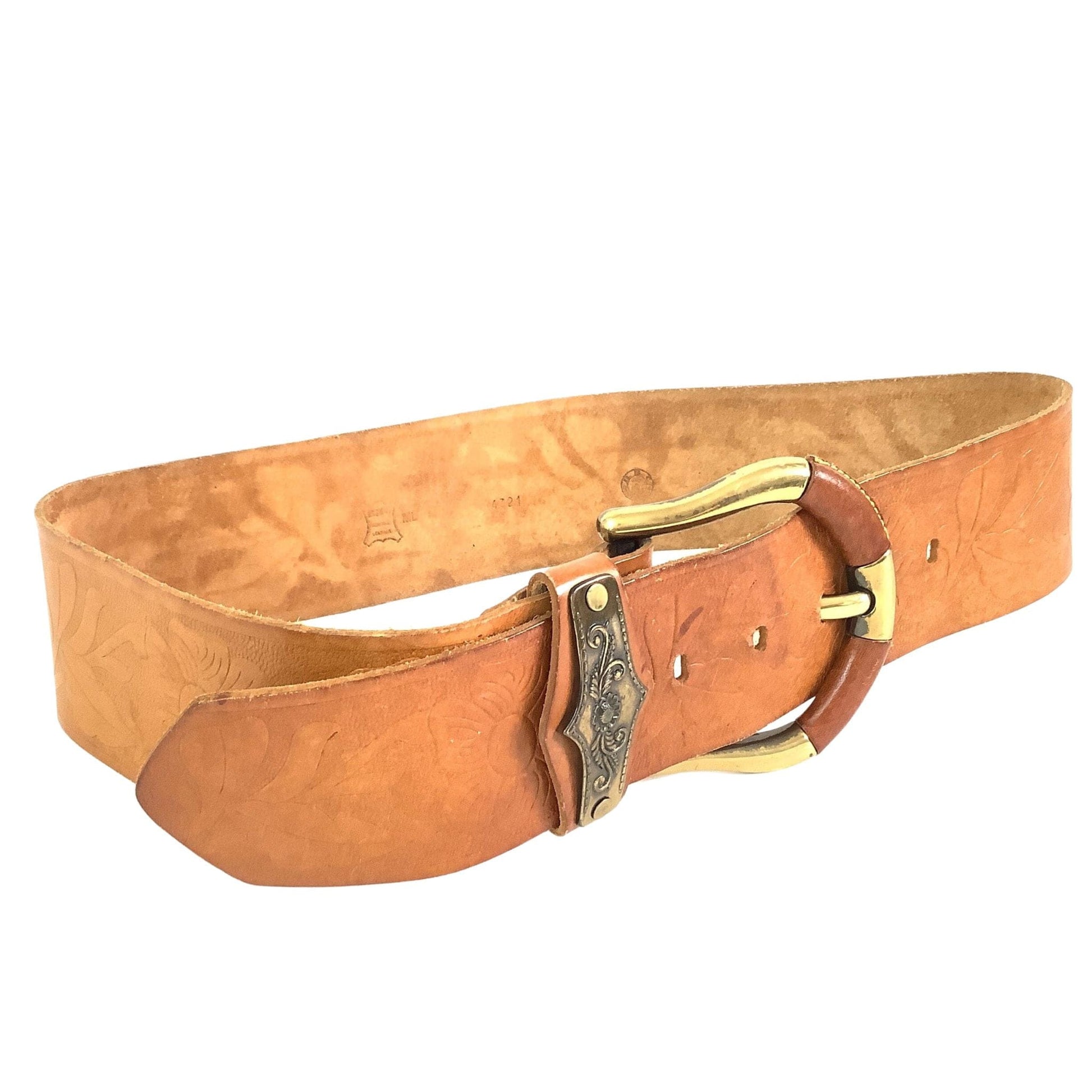 Avion International Belt Medium / Tan / Vintage 1970s