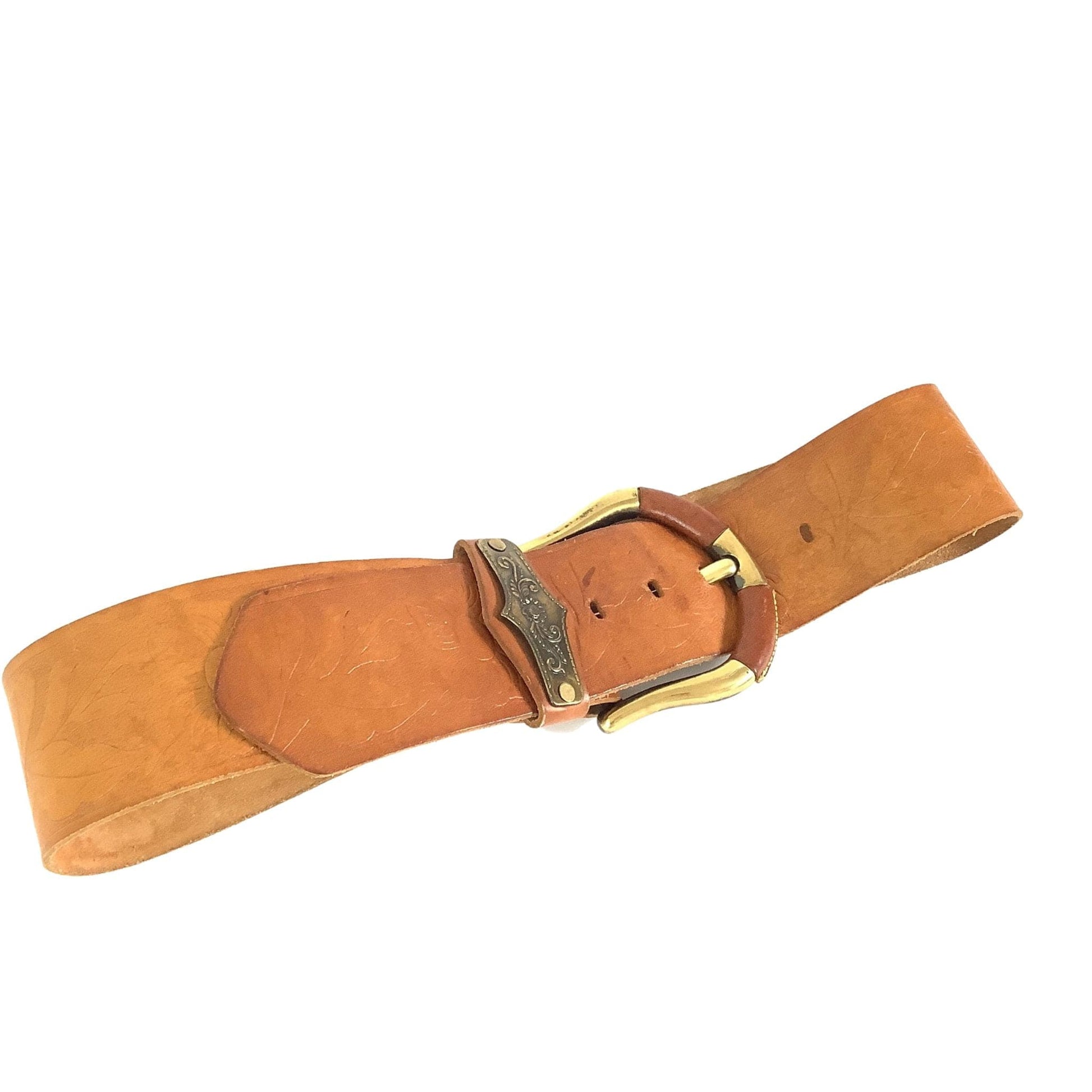 Avion International Belt Medium / Tan / Vintage 1970s