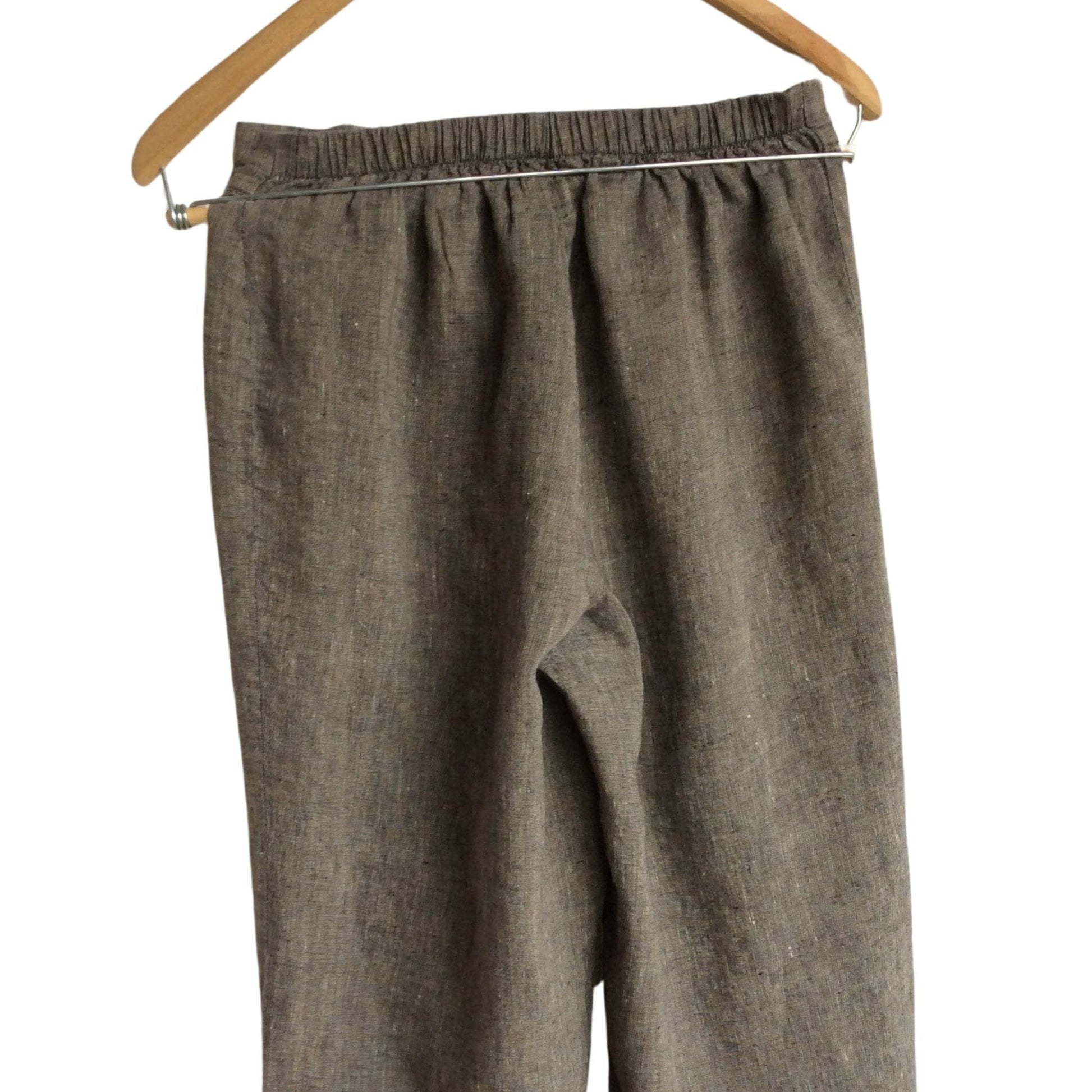 Baggy Linen Pants Medium / Grey / Vintage 1990s