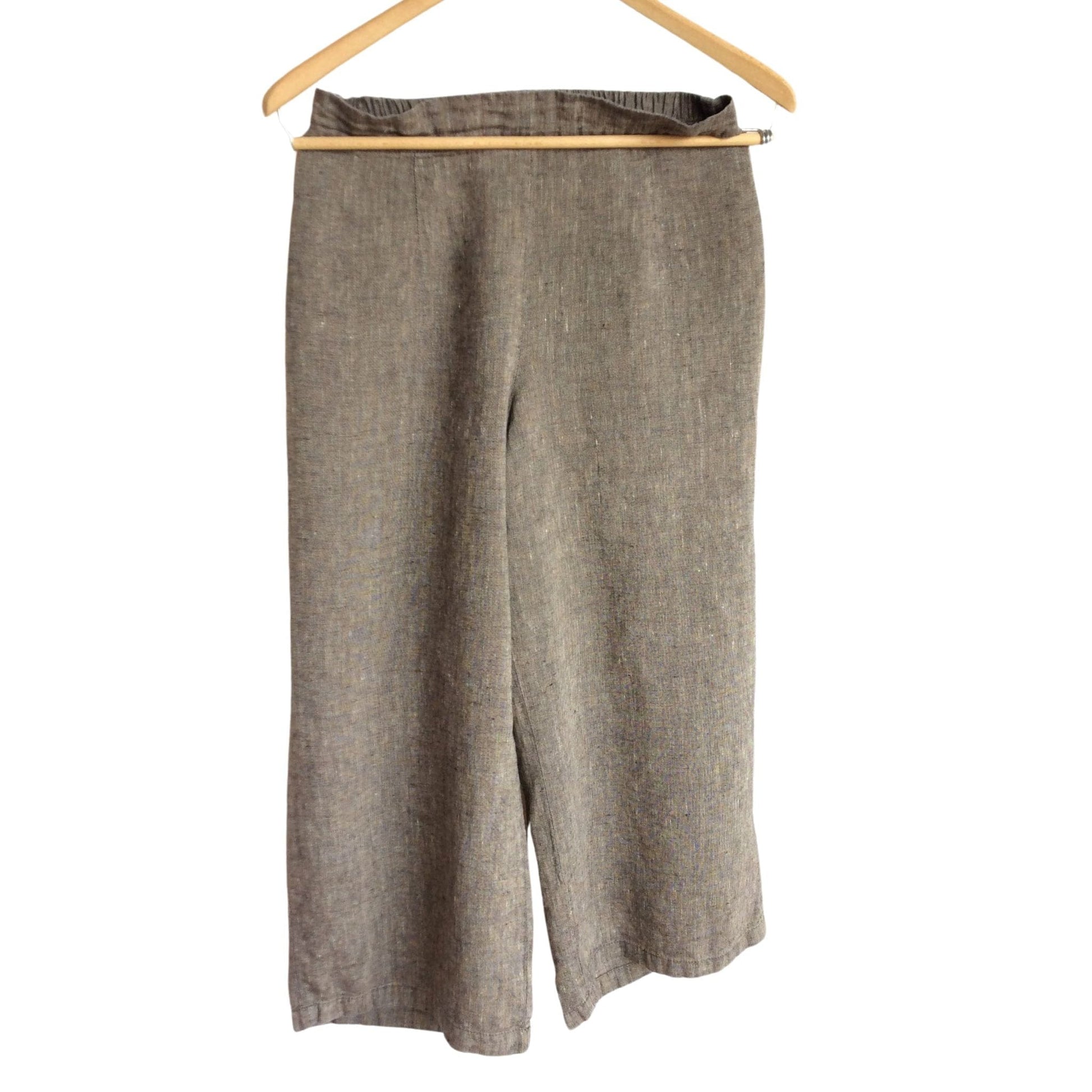 Baggy Linen Pants Medium / Grey / Vintage 1990s