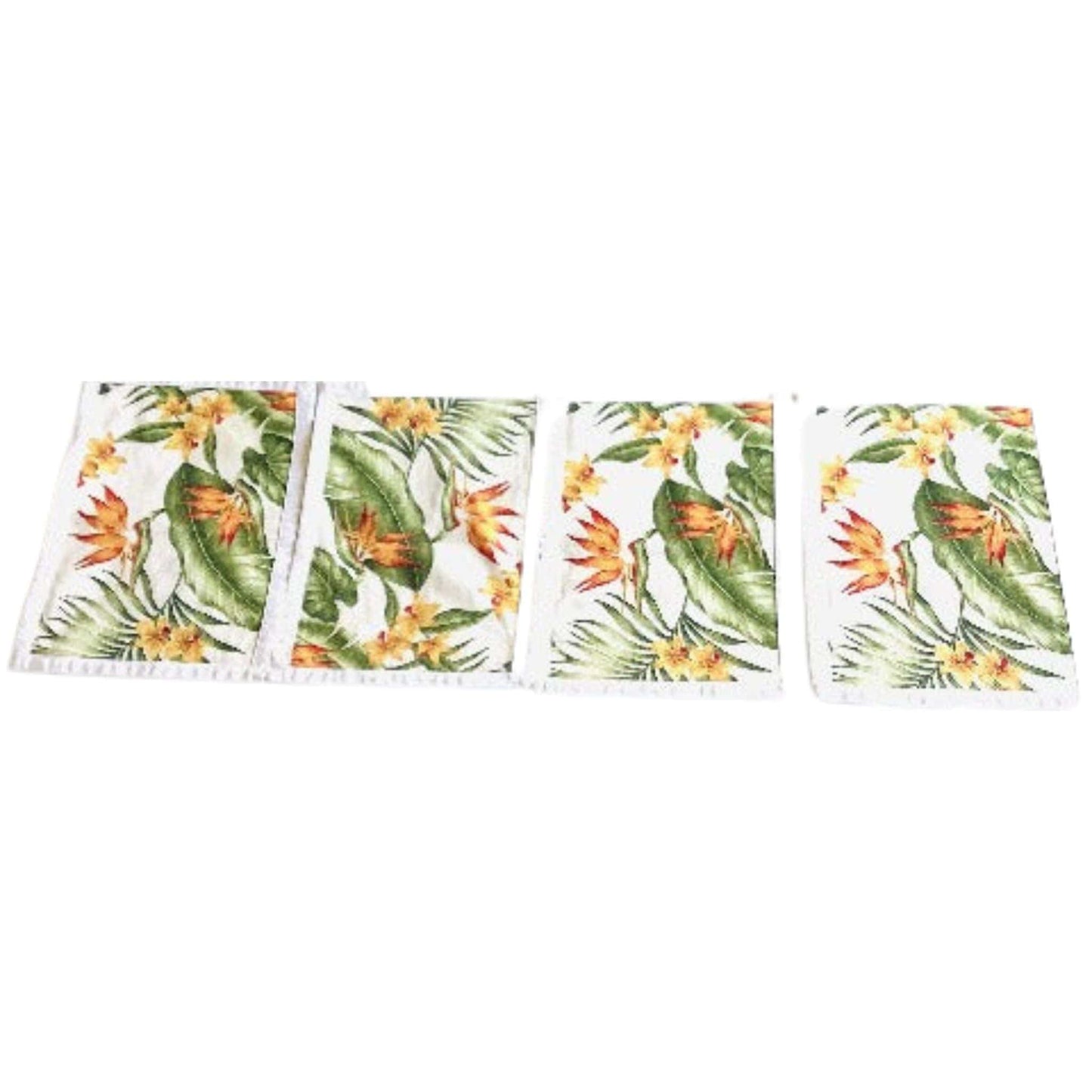 Barkcloth Tropical Placemats Multi / Barkcloth / Tropical