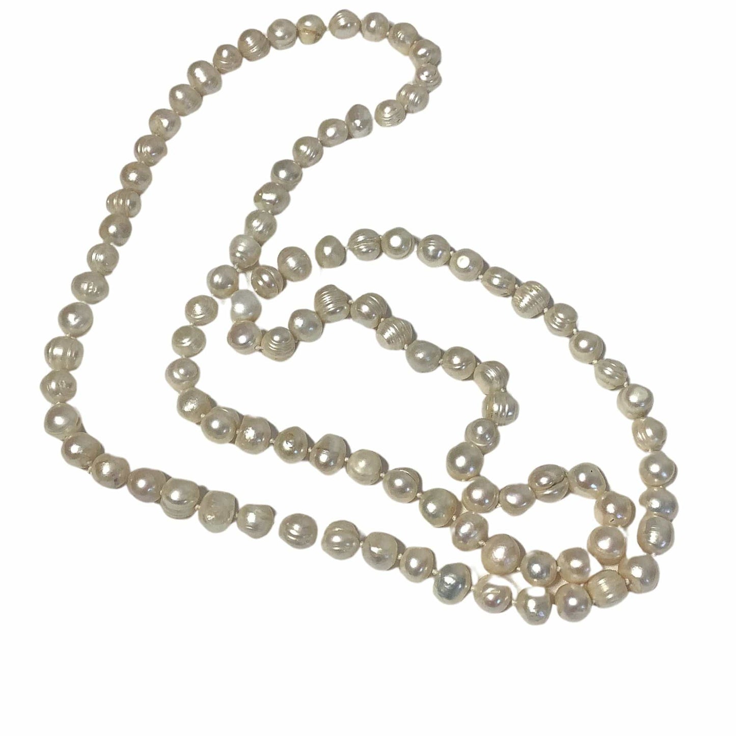 Baroque Pearl Necklace Cream / Pearls / Strand