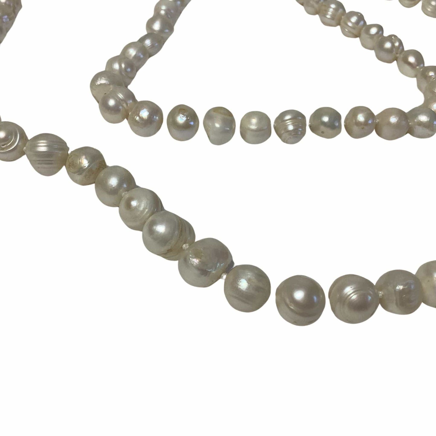 Baroque Pearl Necklace Cream / Pearls / Strand