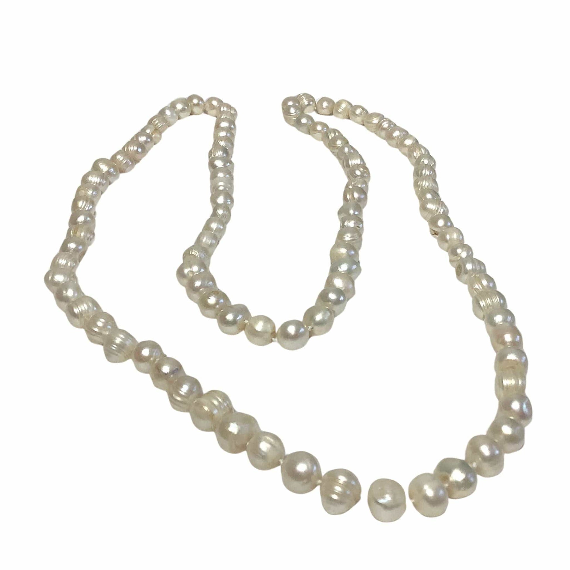 Baroque Pearl Necklace Cream / Pearls / Strand