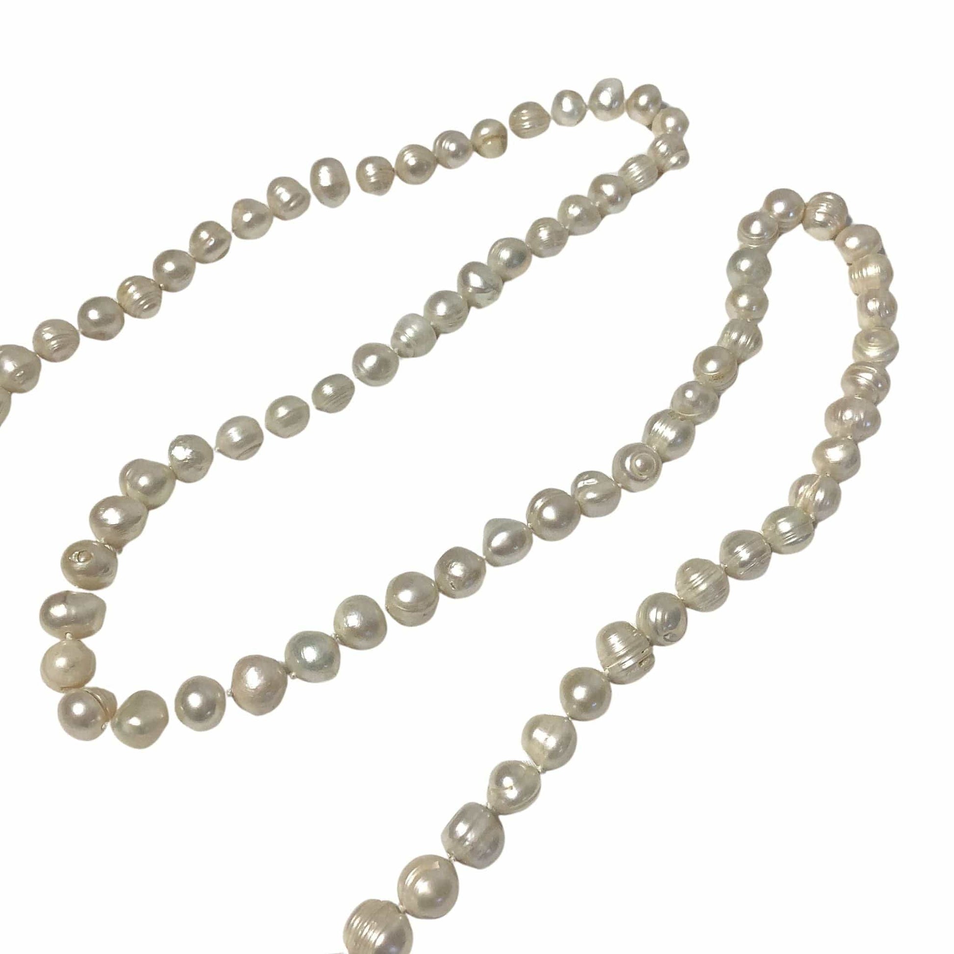 Baroque Pearl Necklace Cream / Pearls / Strand