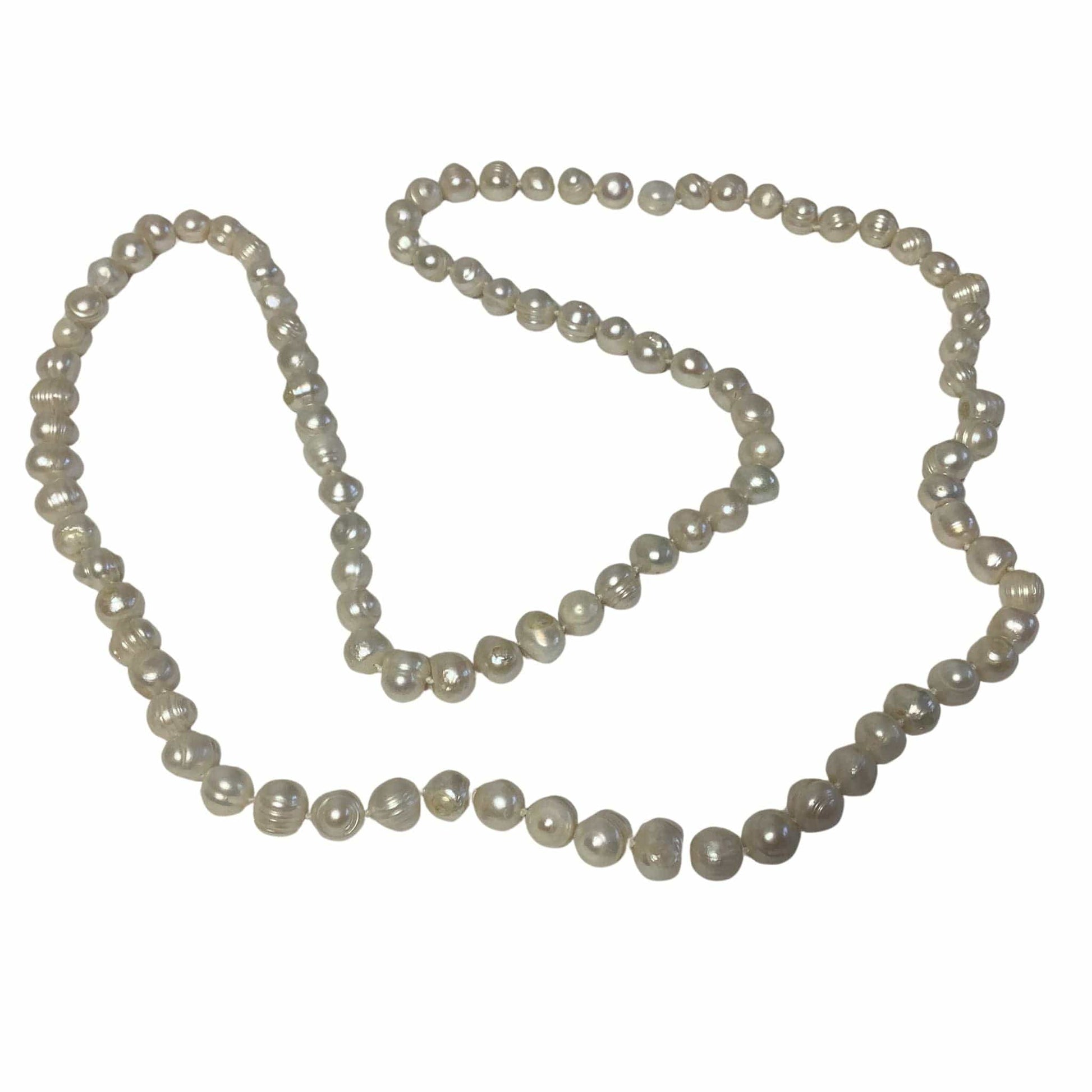 Baroque Pearl Necklace Cream / Pearls / Strand