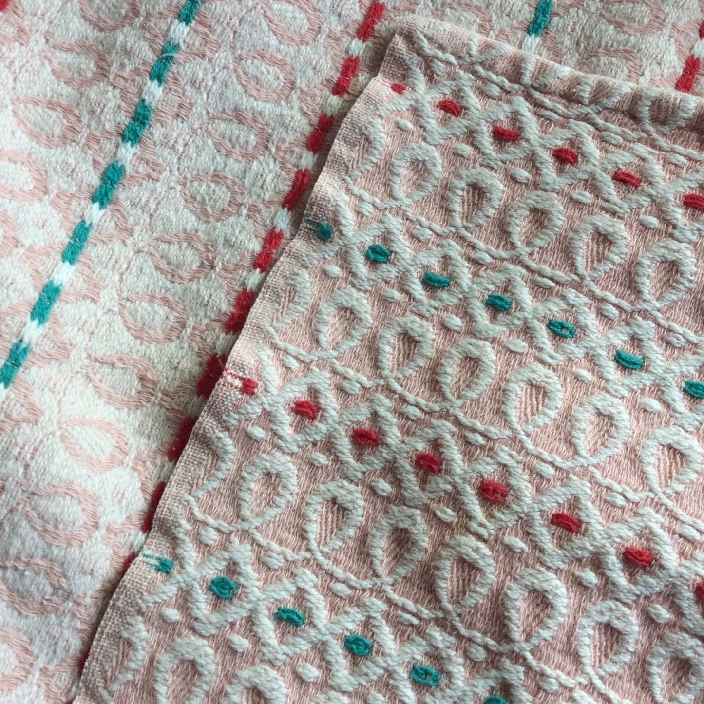 Bates Bedspread Set Multi / Cotton / Vintage 1950s