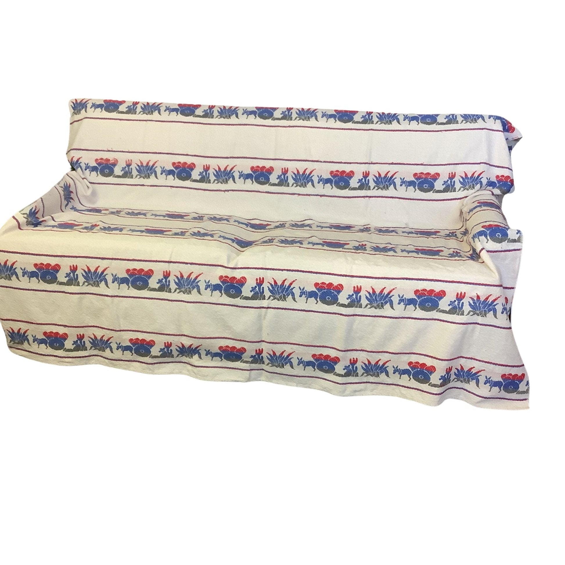 Bates Cabin Bedspread Twin / Cotton / Western