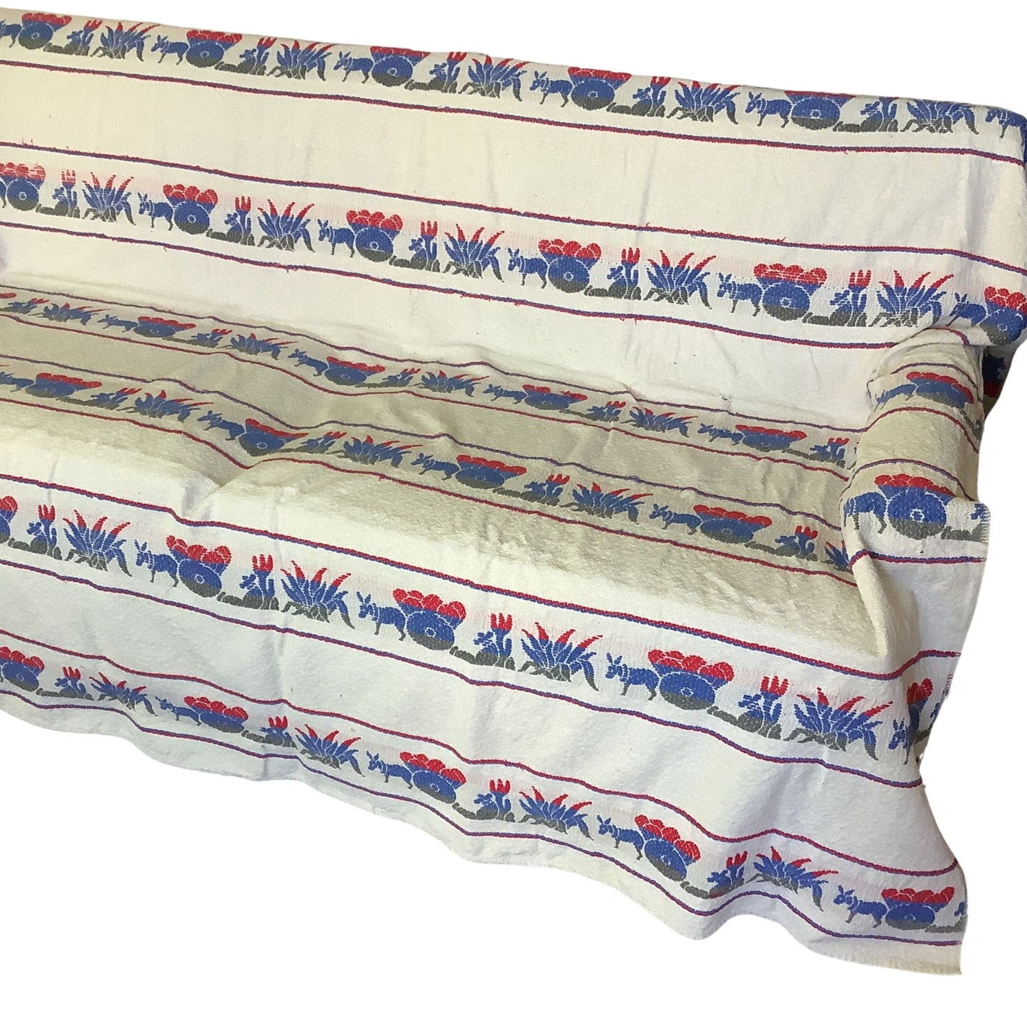 Bates Cabin Bedspread Twin / Cotton / Western